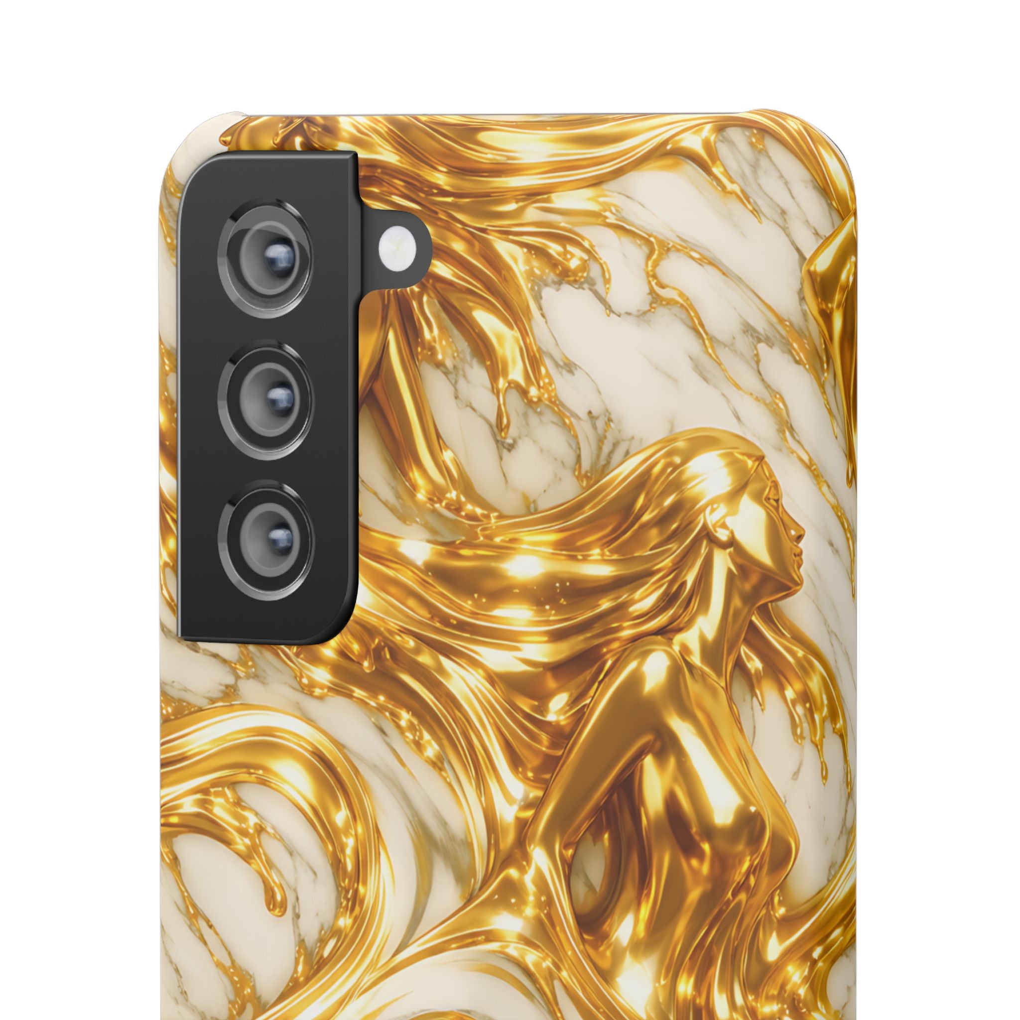 Divine Gold Woman Snap Phone Case for iPhone & Galaxy