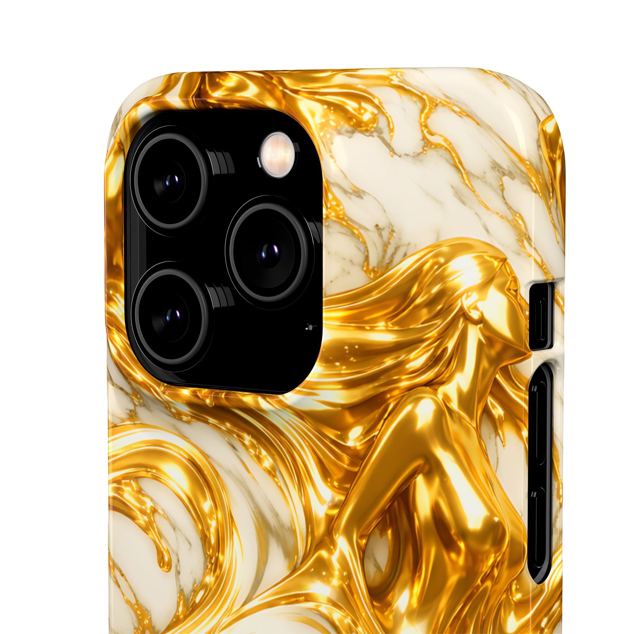 Divine Gold Woman Snap Phone Case for iPhone & Galaxy