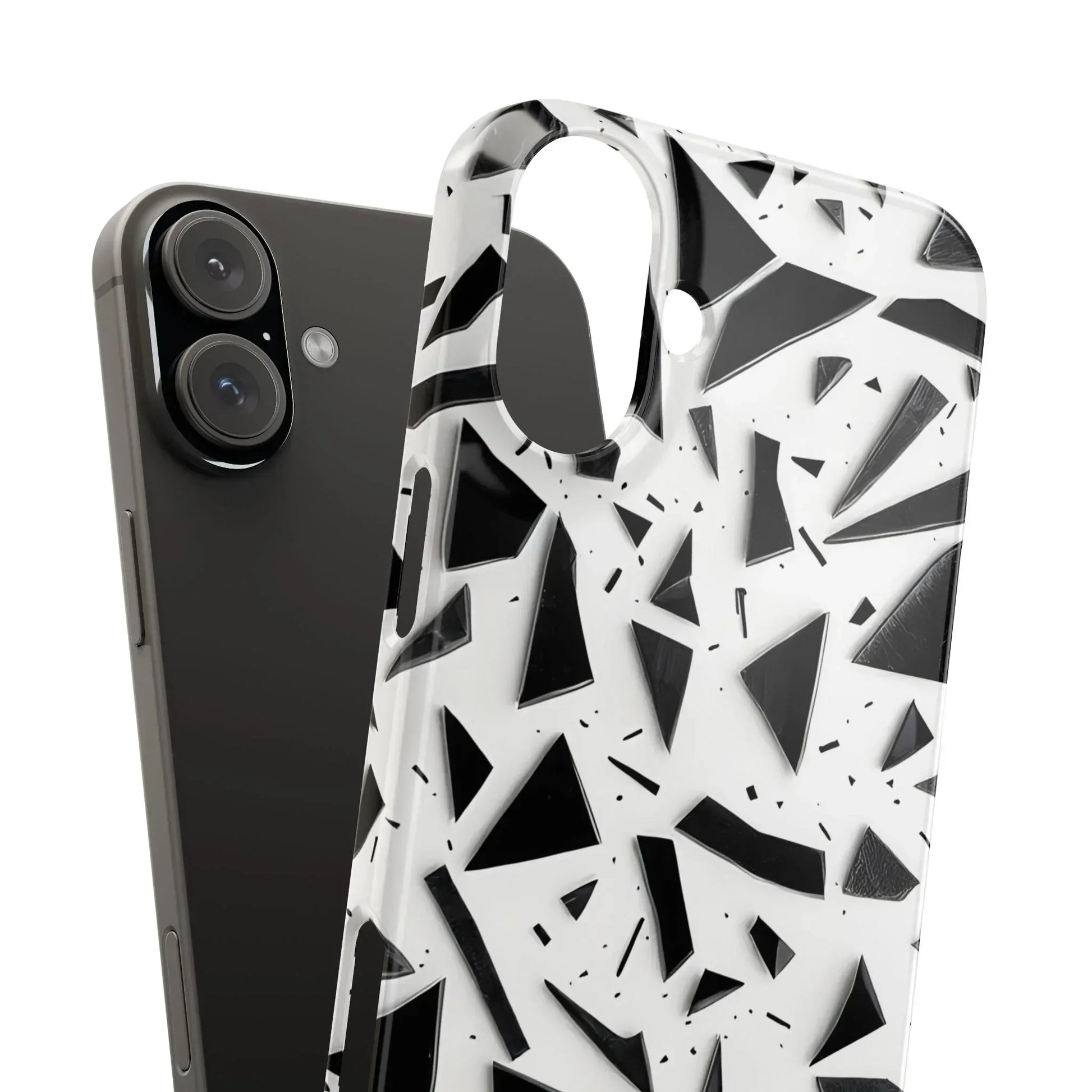 Abstract Slim Phone Case for iPhone 11-17 - KARARMDESIGN