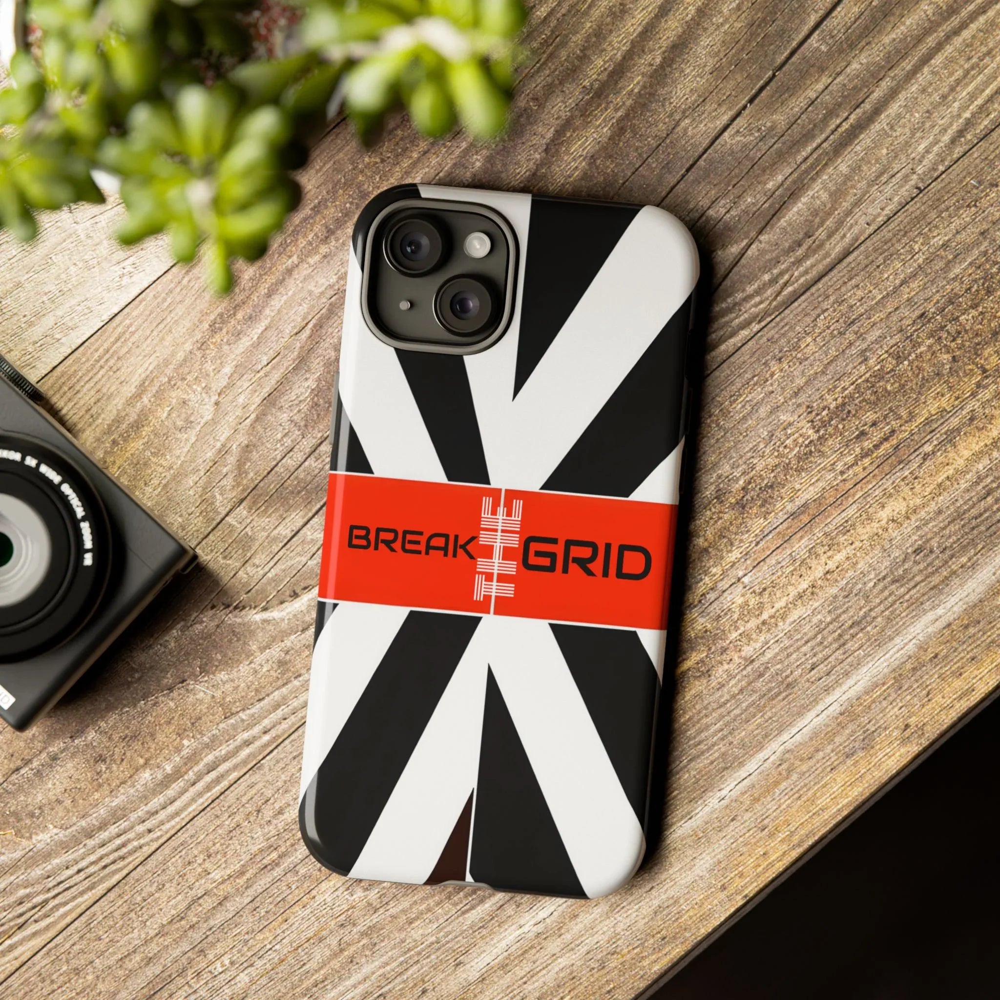 Break The Grid Phone Case for iPhone 11–16 and Galaxy S20–S25 - KARARMDESIGN