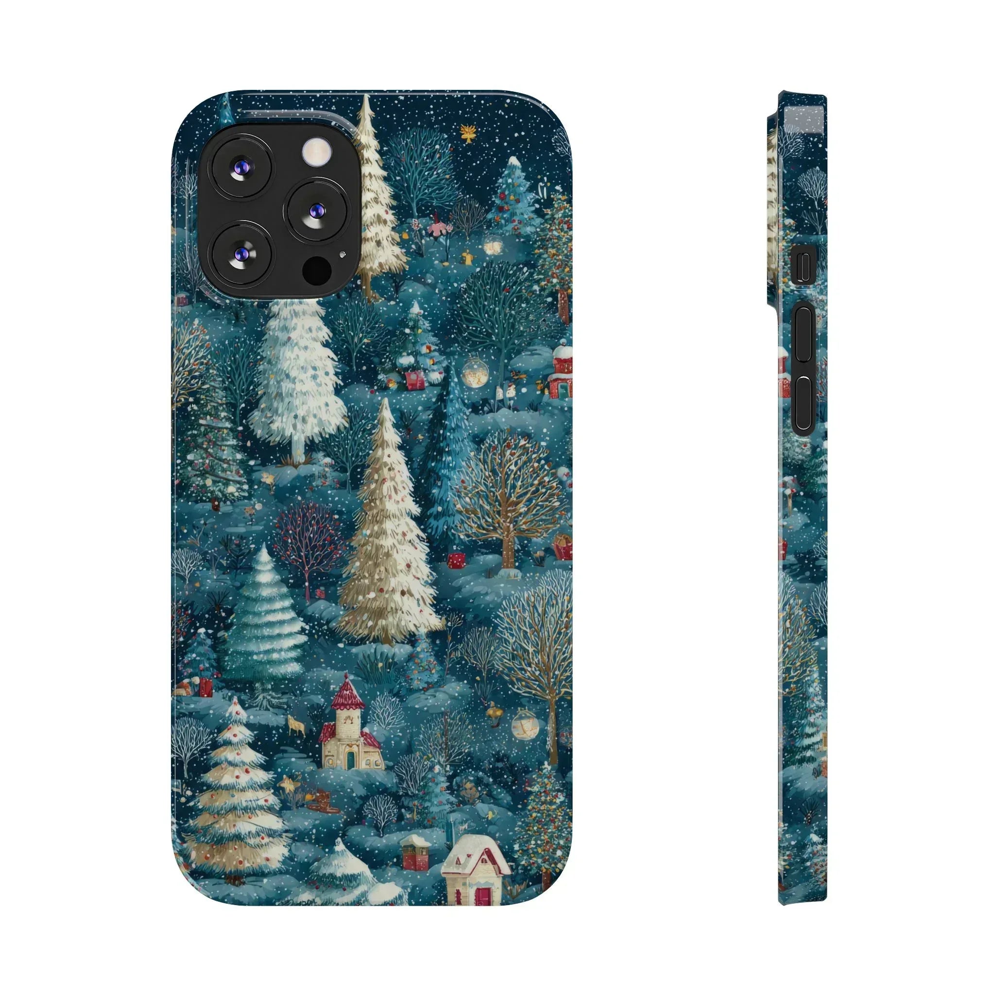 Frosty Forest Phone Case for iPhone 11-17 - KARARMDESIGN