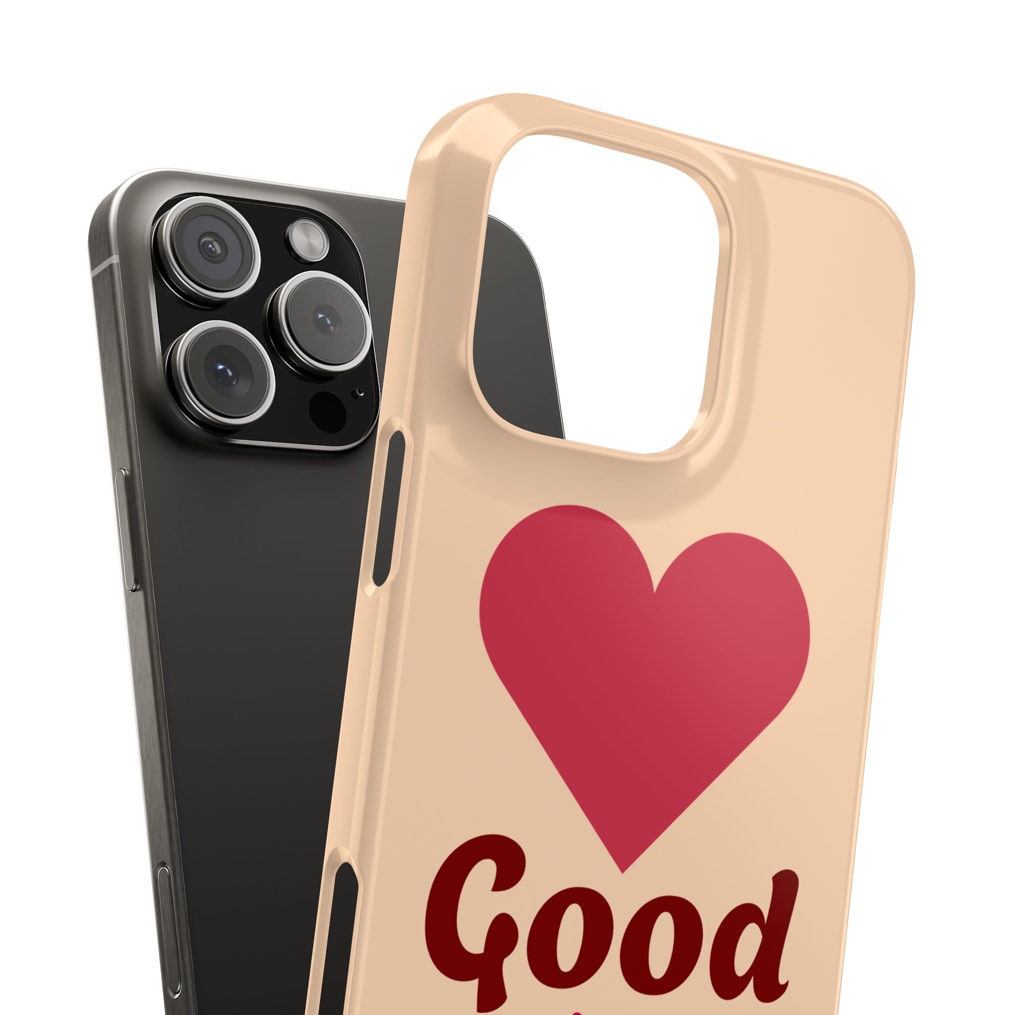 Good Vibes Only Slim Phone Case for iPhone 11–17