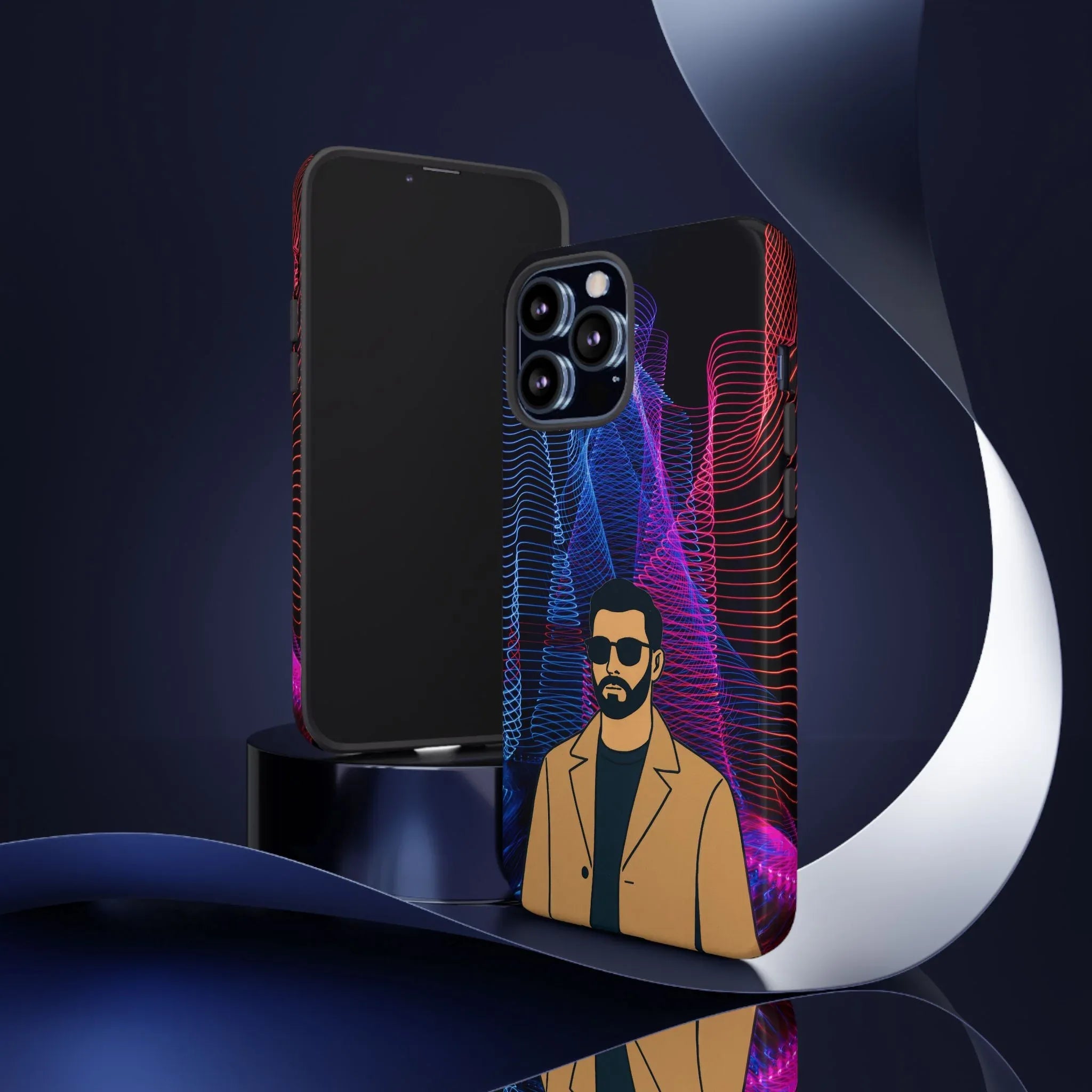 Bearded Style Phone Case for iPhone 11-17 and Galaxy S20-S25 - KARARMDESIGN