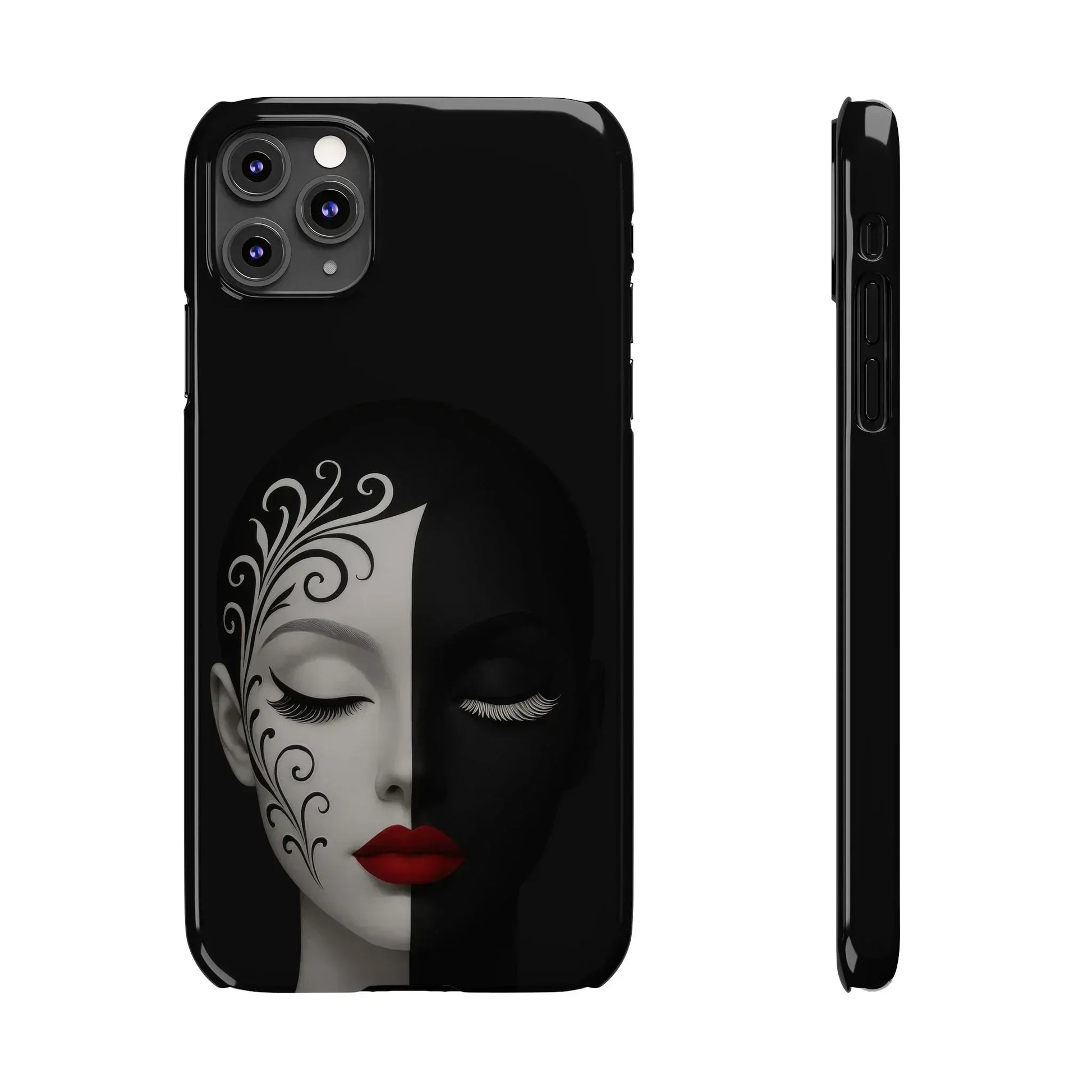 Artistic Head Design Phone Case for iPhone 11-17 - KARARMDESIGN