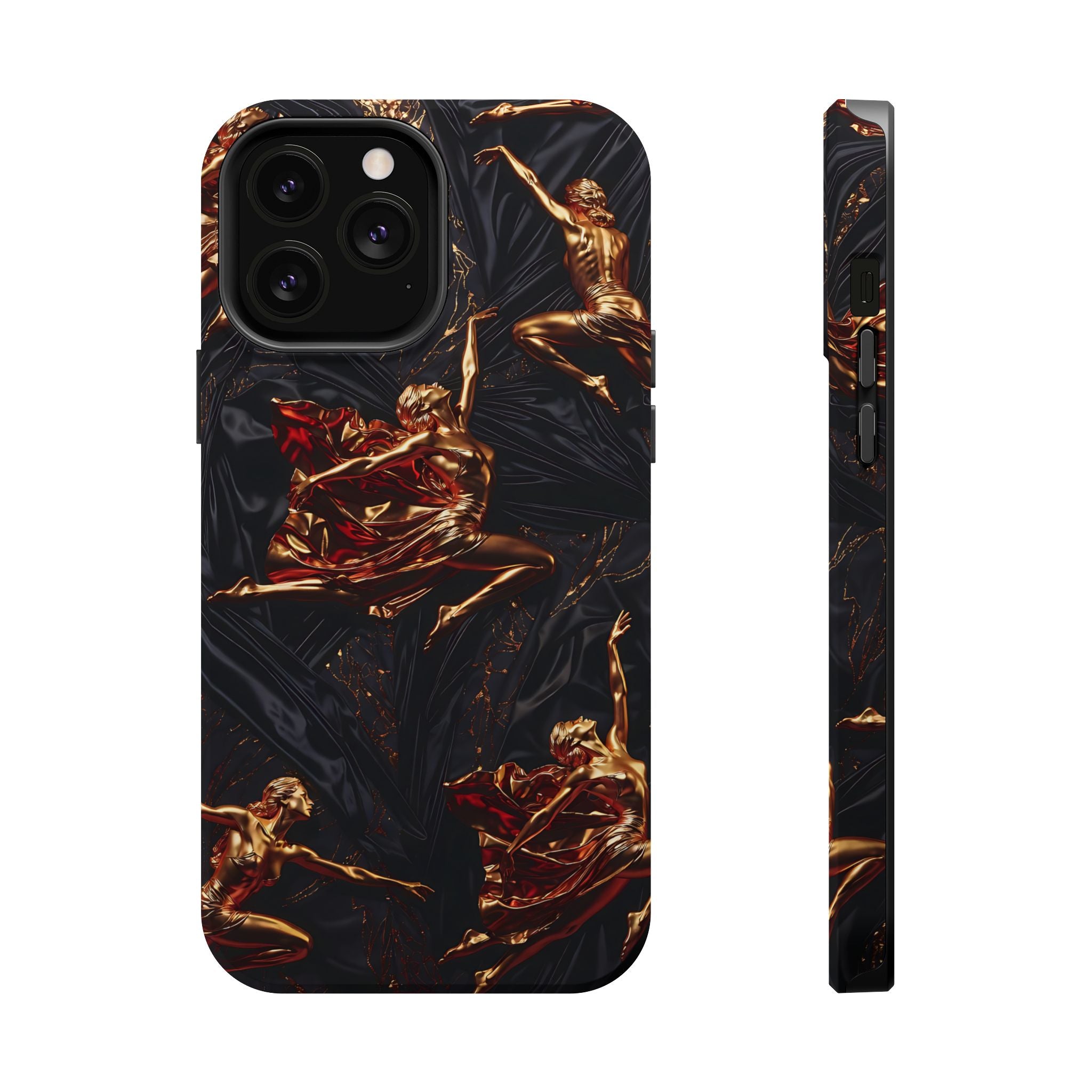 Gold Sculpture Phone Case for iPhone 13-17 & Samsung Galaxy S26