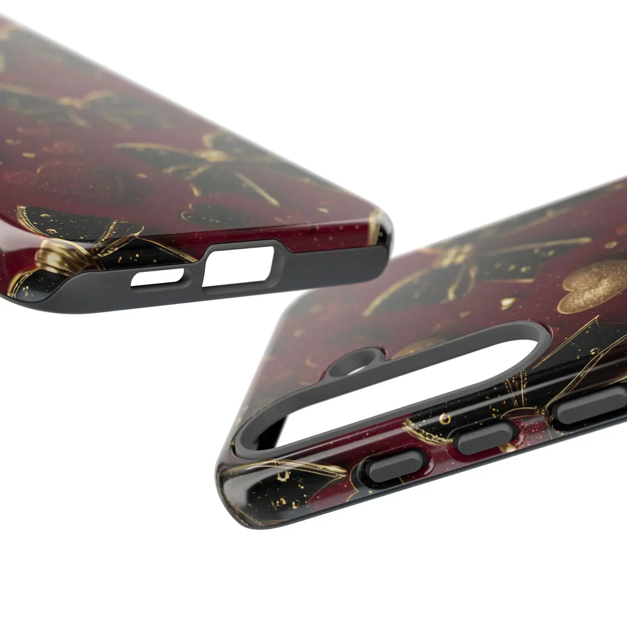 Velvet Valentine Charm Phone Case for iPhone 11-17 and Galaxy S10-S25 - KARARMDESIGN