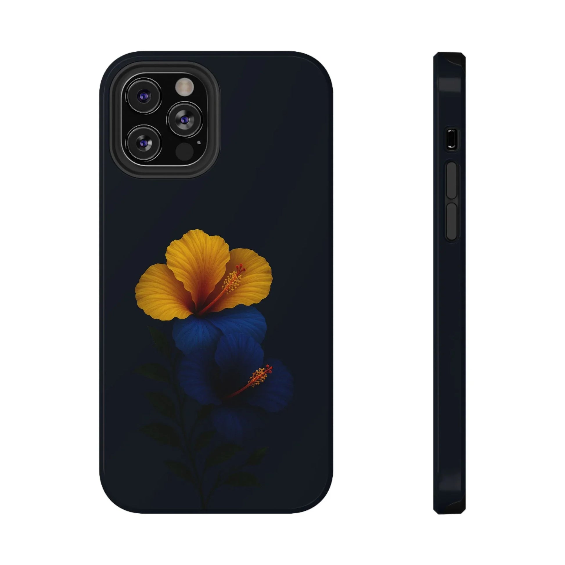Elegant Hibiscus Phone Case for iPhone 11-17 and Galaxy S21-S22 - KARARMDESIGN