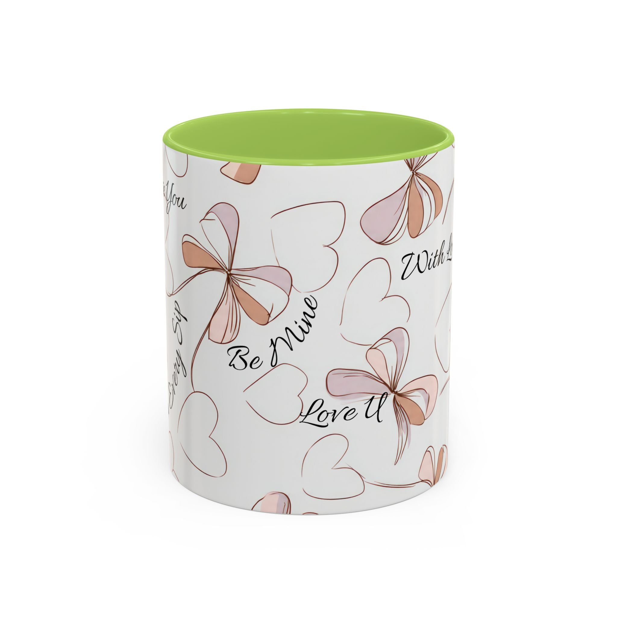 Love Messages Accent Coffee Mug (11, 15oz)