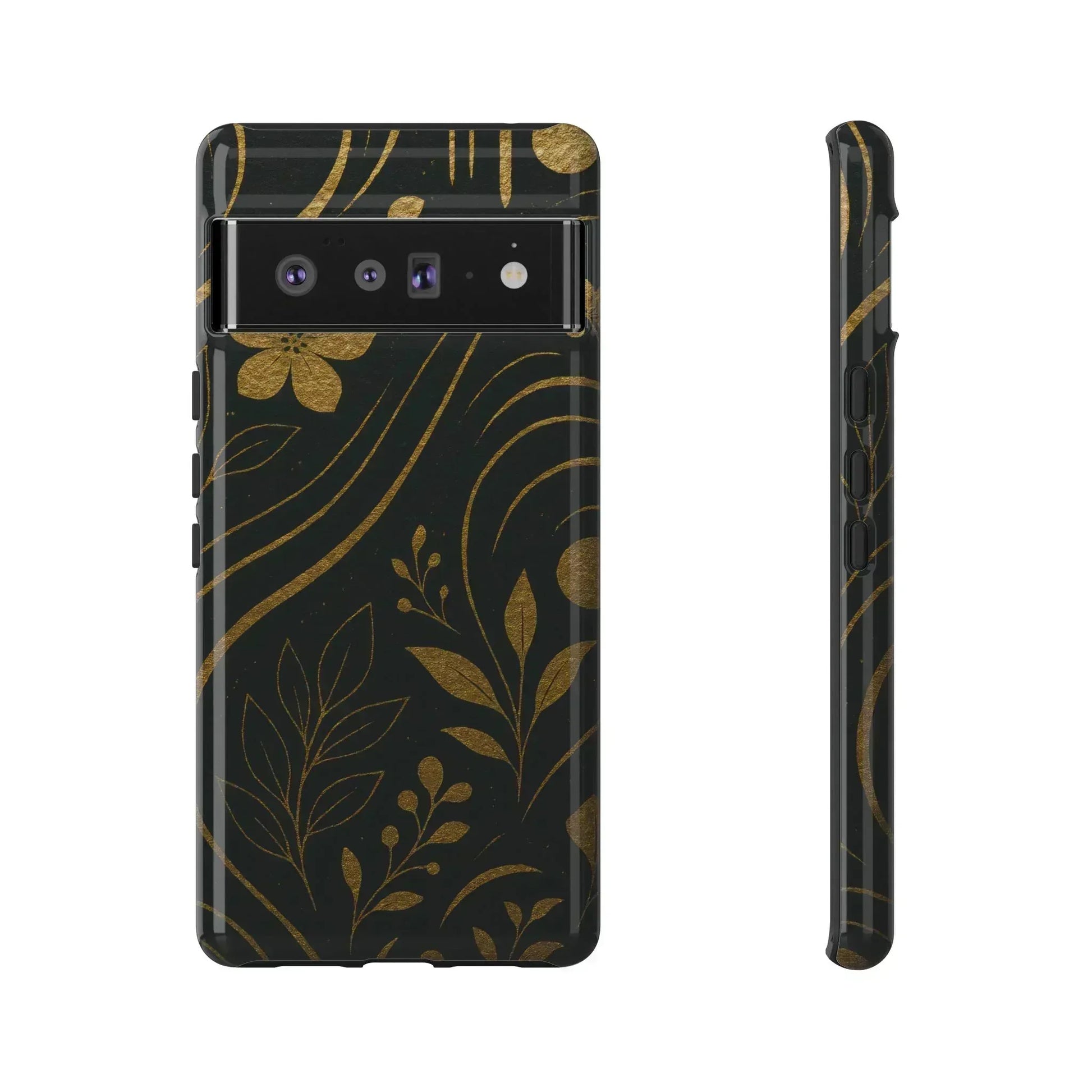 Gold Pattern Phone Case for Galaxy and Pixel - KARARMDESIGN