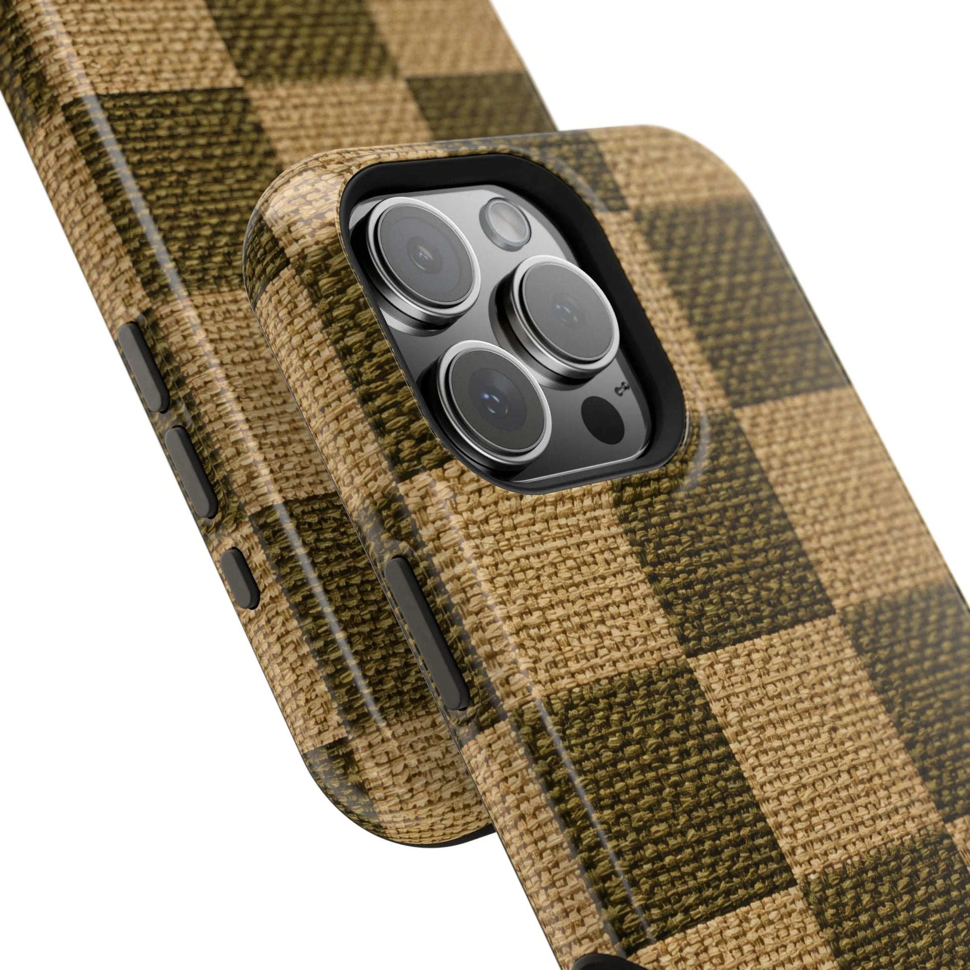 Rustic Woven Phone Case for iPhone 11-17 and Galaxy S21-S22 - KARARMDESIGN