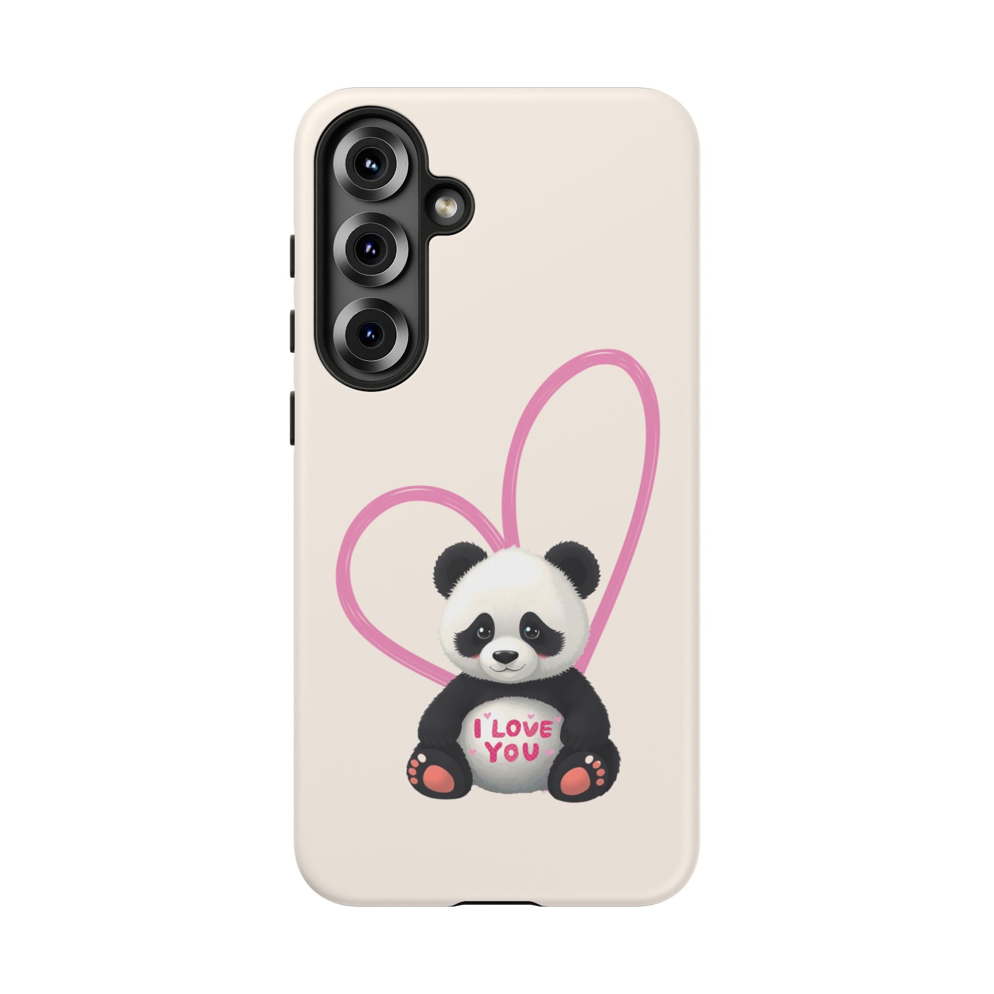 Adorable Panda Love Phone Case – Samsung Galaxy S20-S26