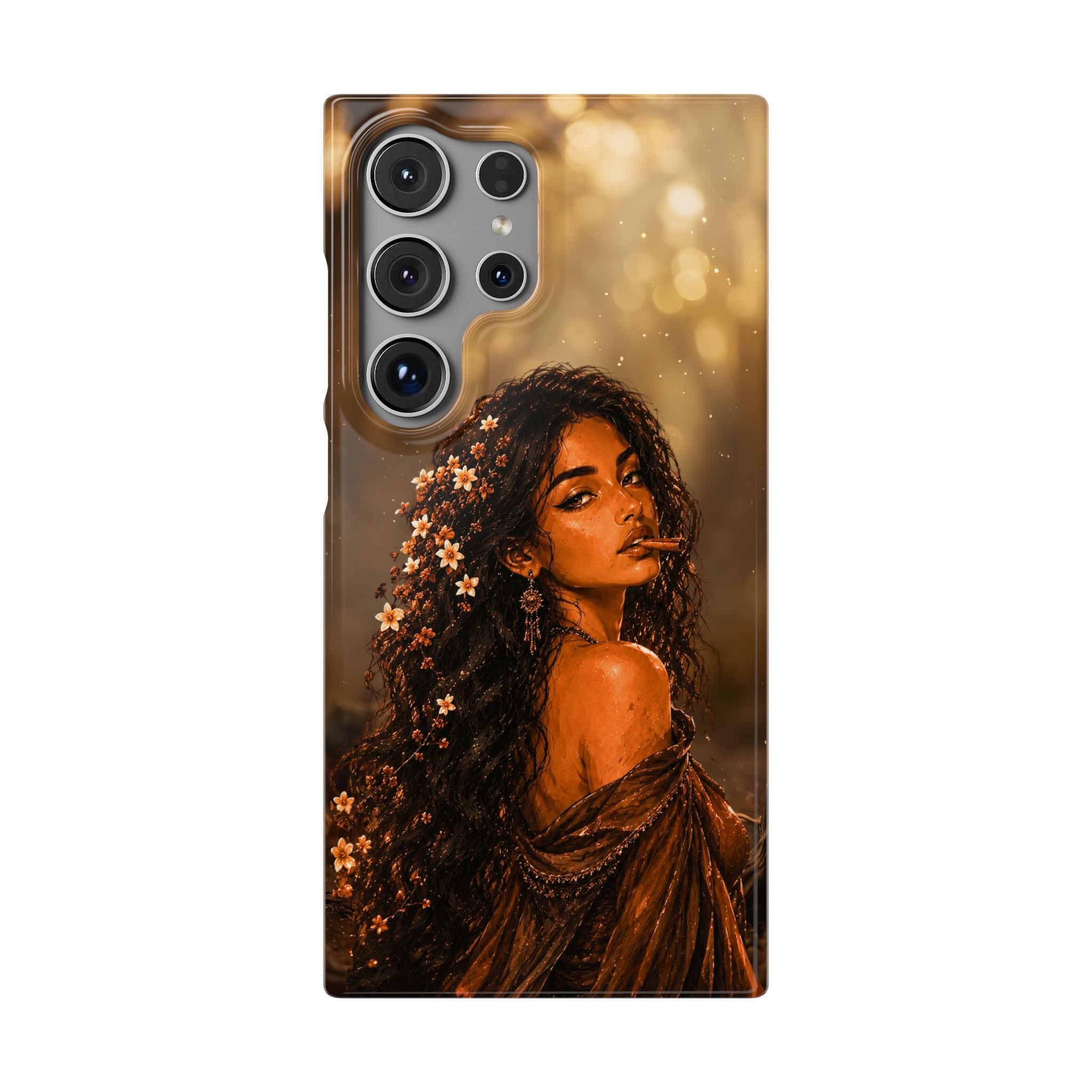 Cinnamon Girl Phone Case for iPhone 11-17 & Samsung Galaxy S20-S26