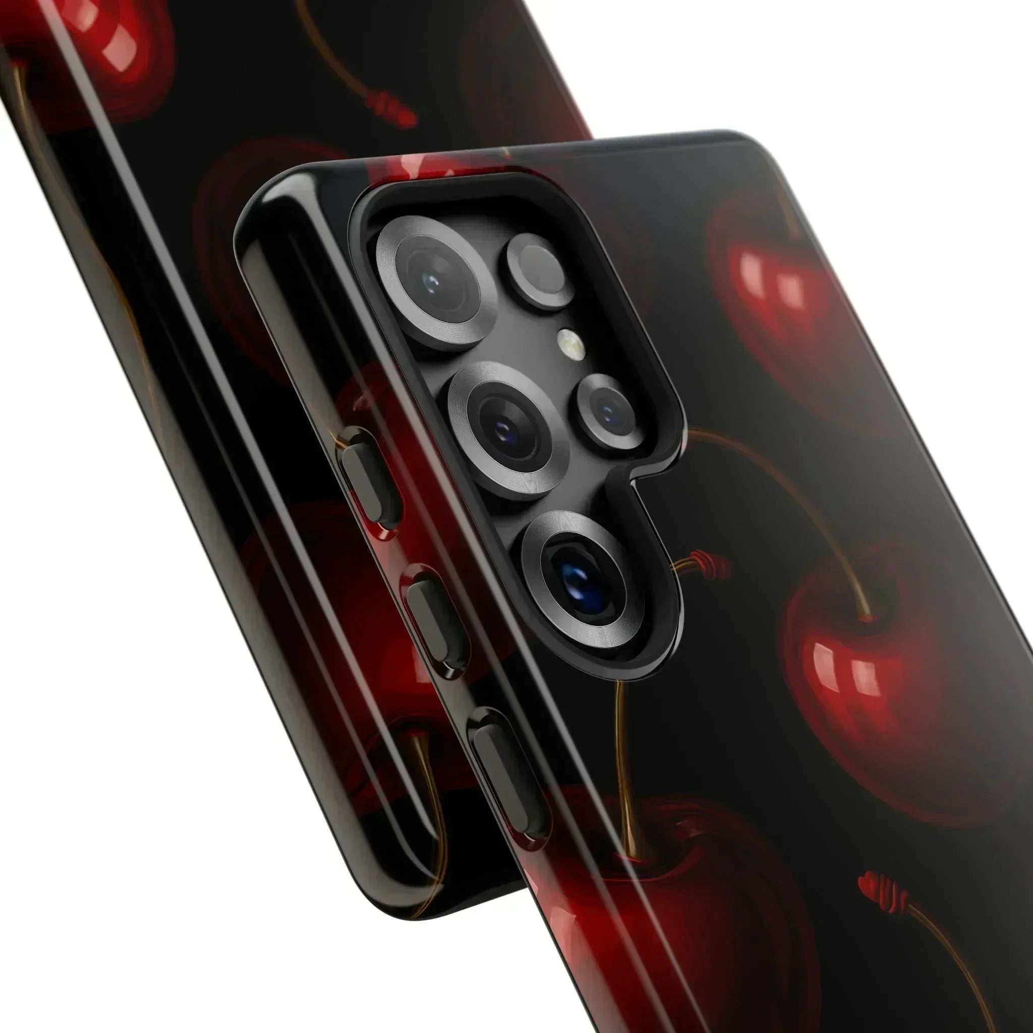 Cherry Phone Case for iPhone X-16 and Galaxy S20-S25 - KARARMDESIGN