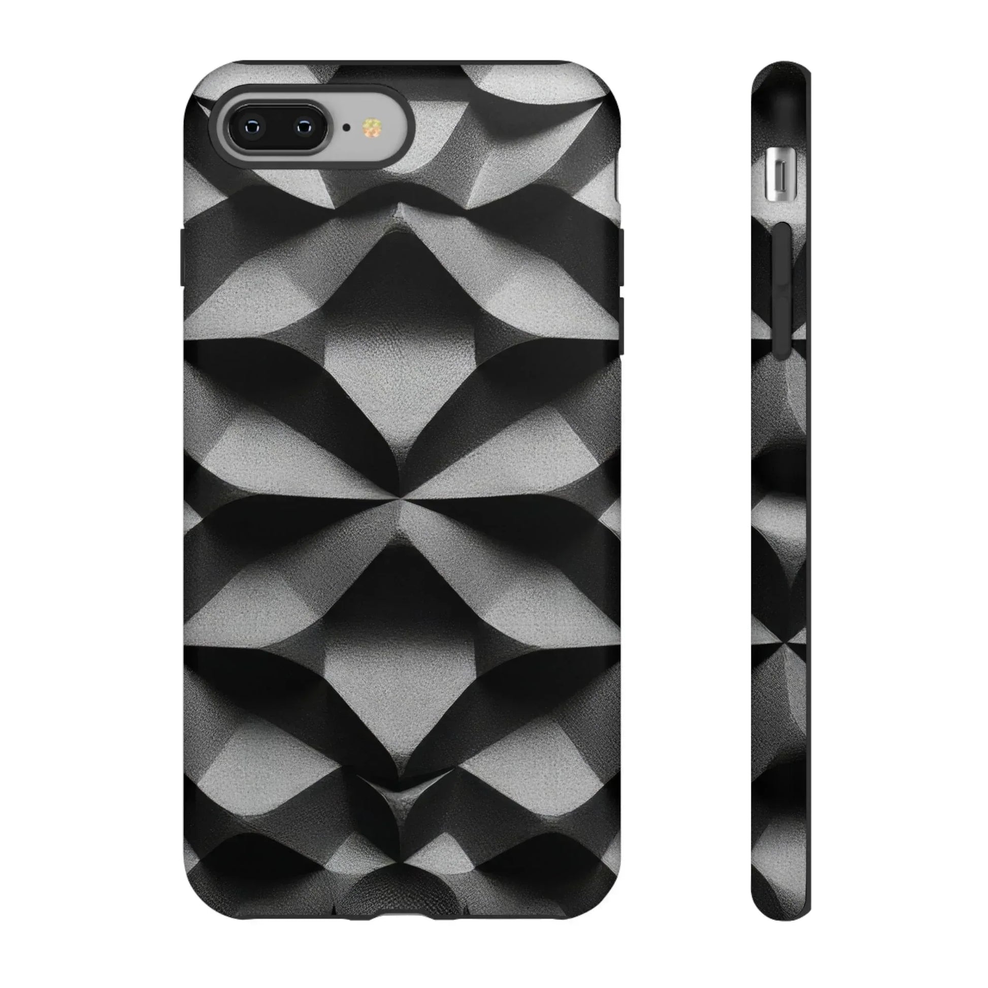 3D Geometric Phone Case for iPhone 8–17 - KARARMDESIGN