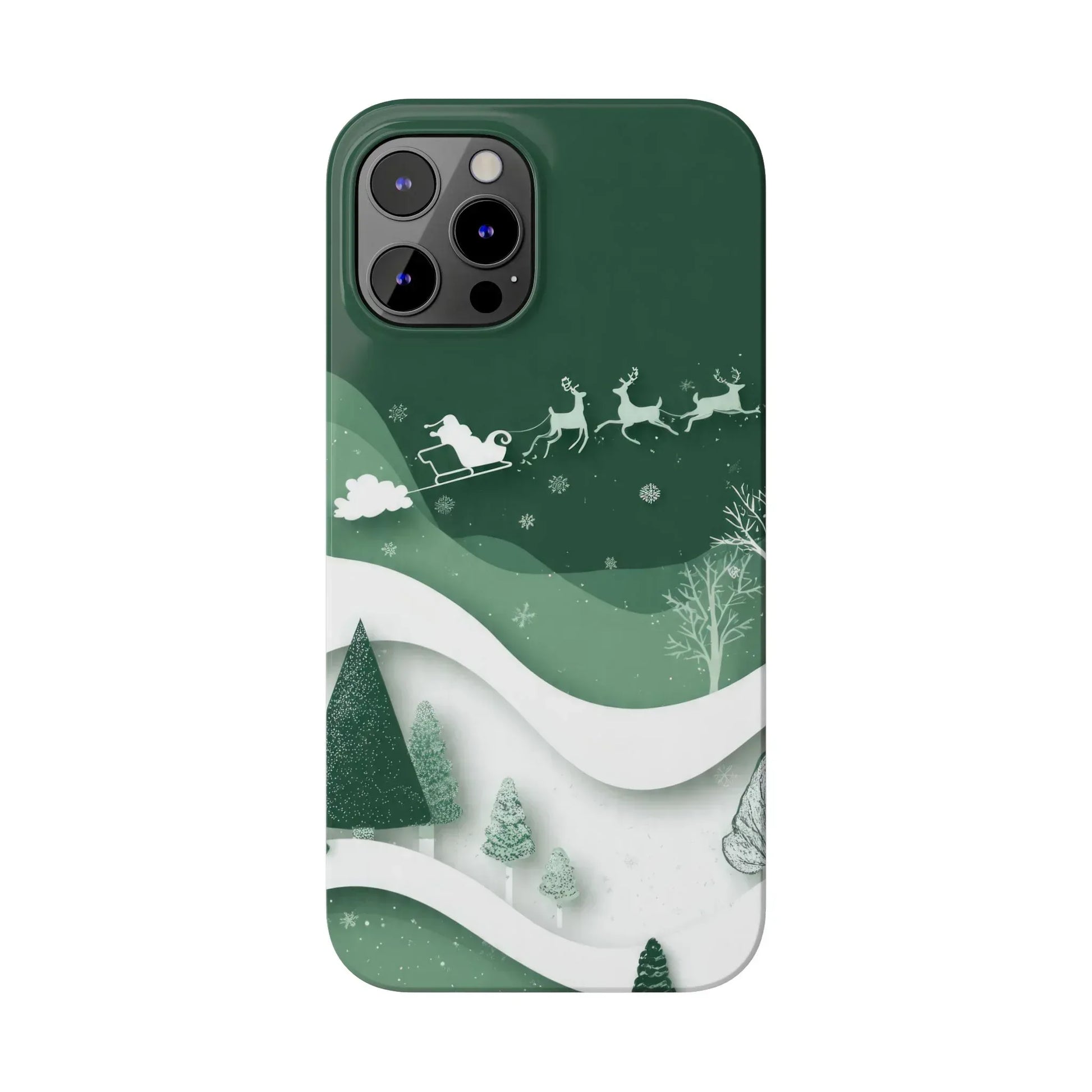 Evergreen Forest Phone Case for iPhone 11–17 - KARARMDESIGN