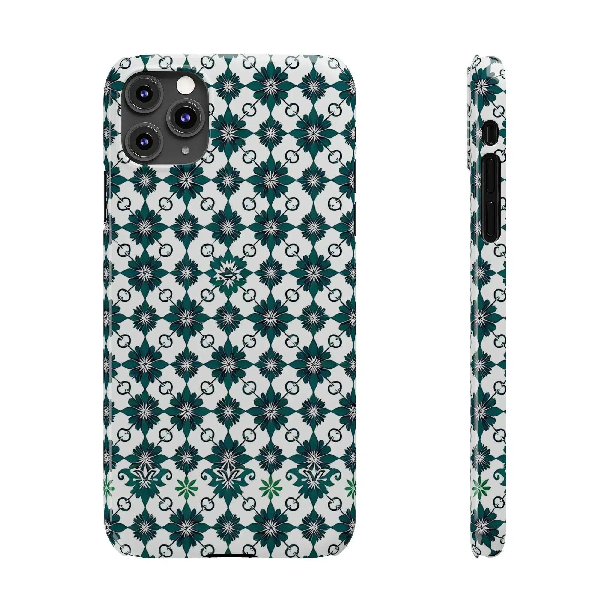 Elegant Geometric Pattern Phone Case for iPhone 11-17 - KARARMDESIGN
