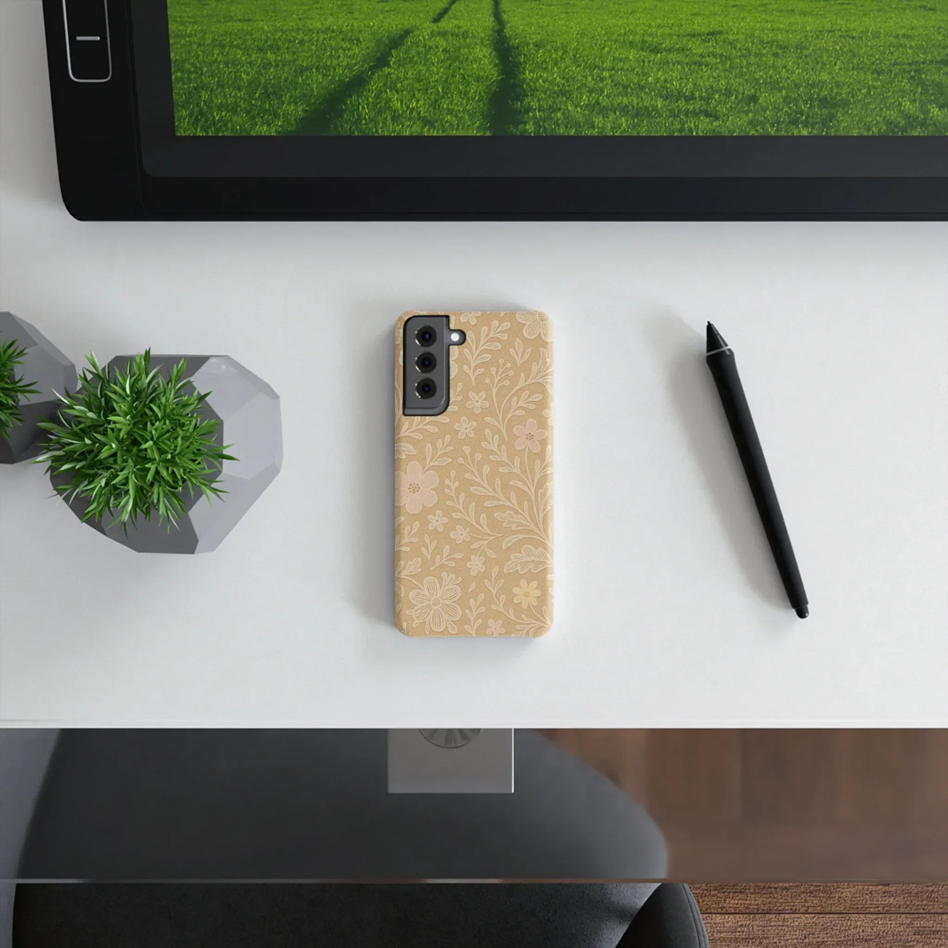 Blossom Veil Floral Phone Case for Samsung Galaxy S21 Models - KarArmDesign