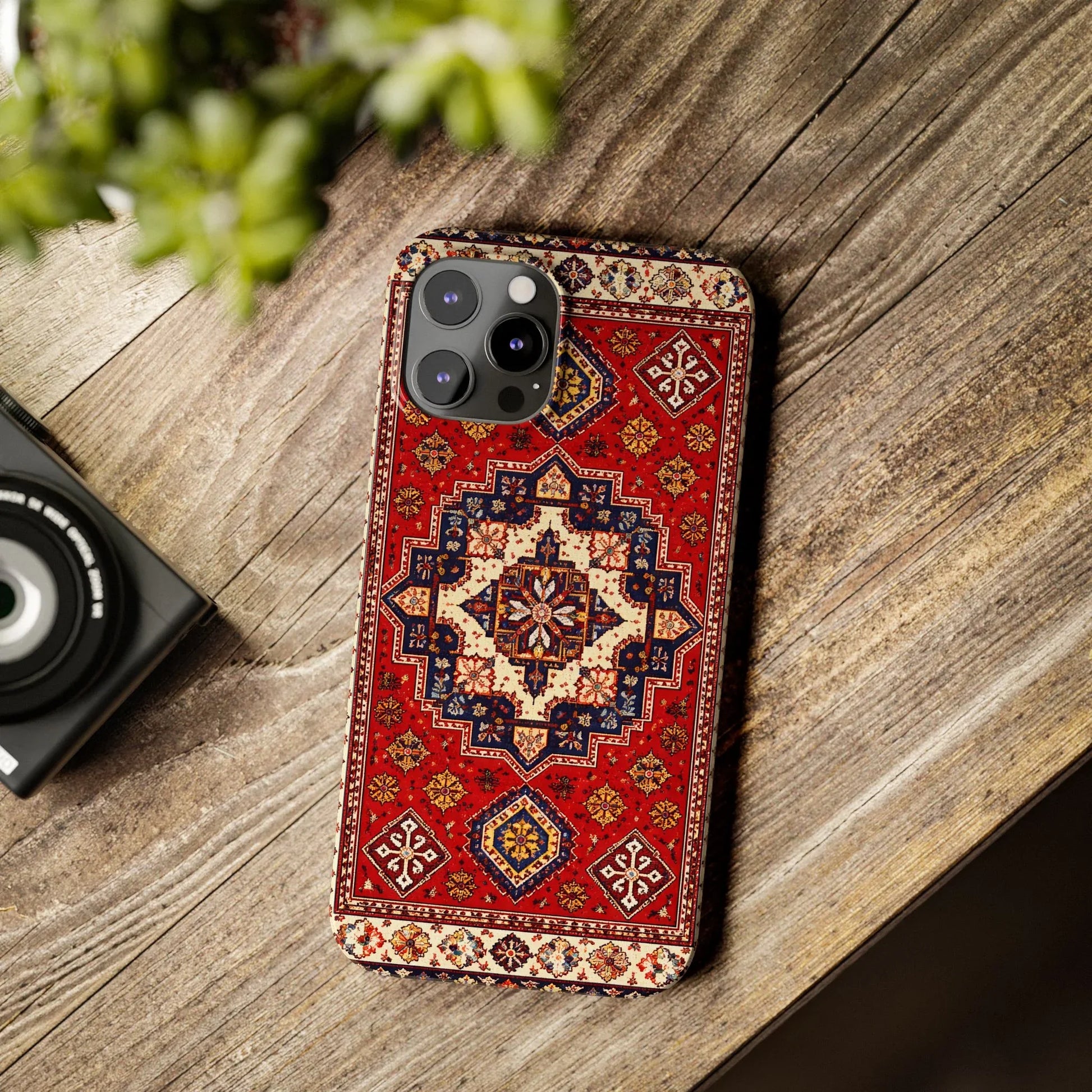 Armenian Carpet Pattern Phone Case for iPhone 11-16 - KARARMDESIGN