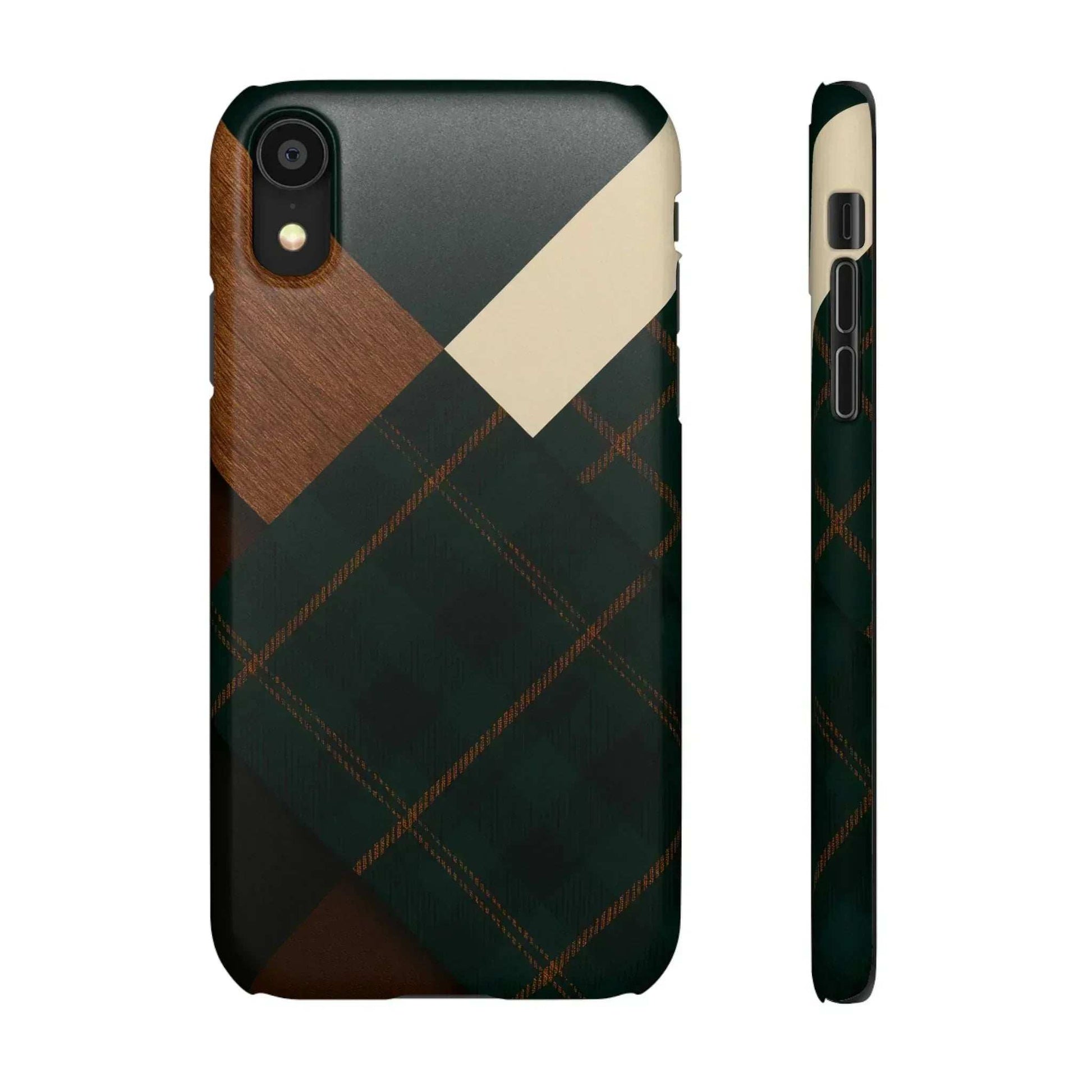 Rustic Green Phone Case for iPhone 8-16 and Galaxy S20-S24 - KARARMDESIGN