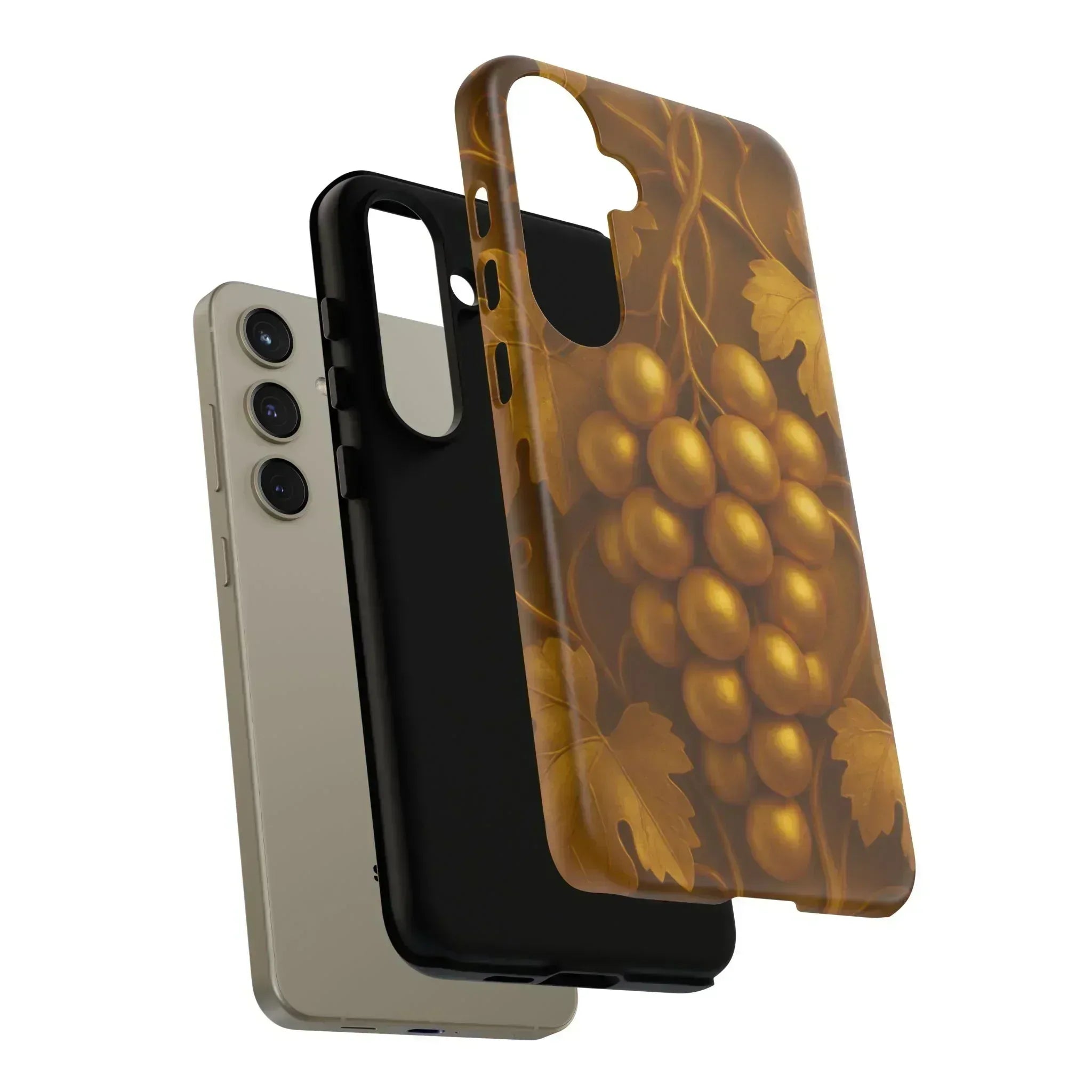 Golden Grapes Phone Case for Samsung Galaxy S10-S25 - KARARMDESIGN