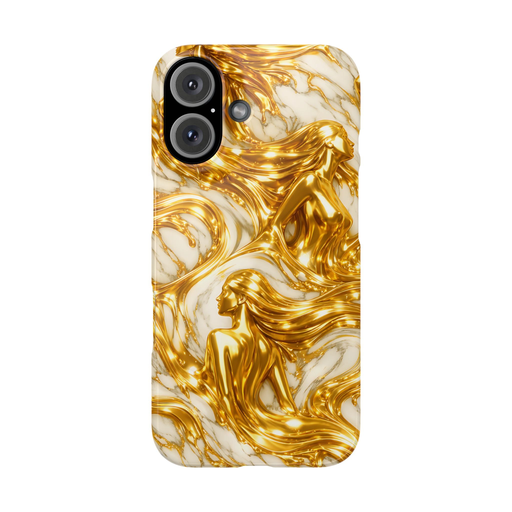 Divine Gold Woman Snap Phone Case for iPhone & Galaxy