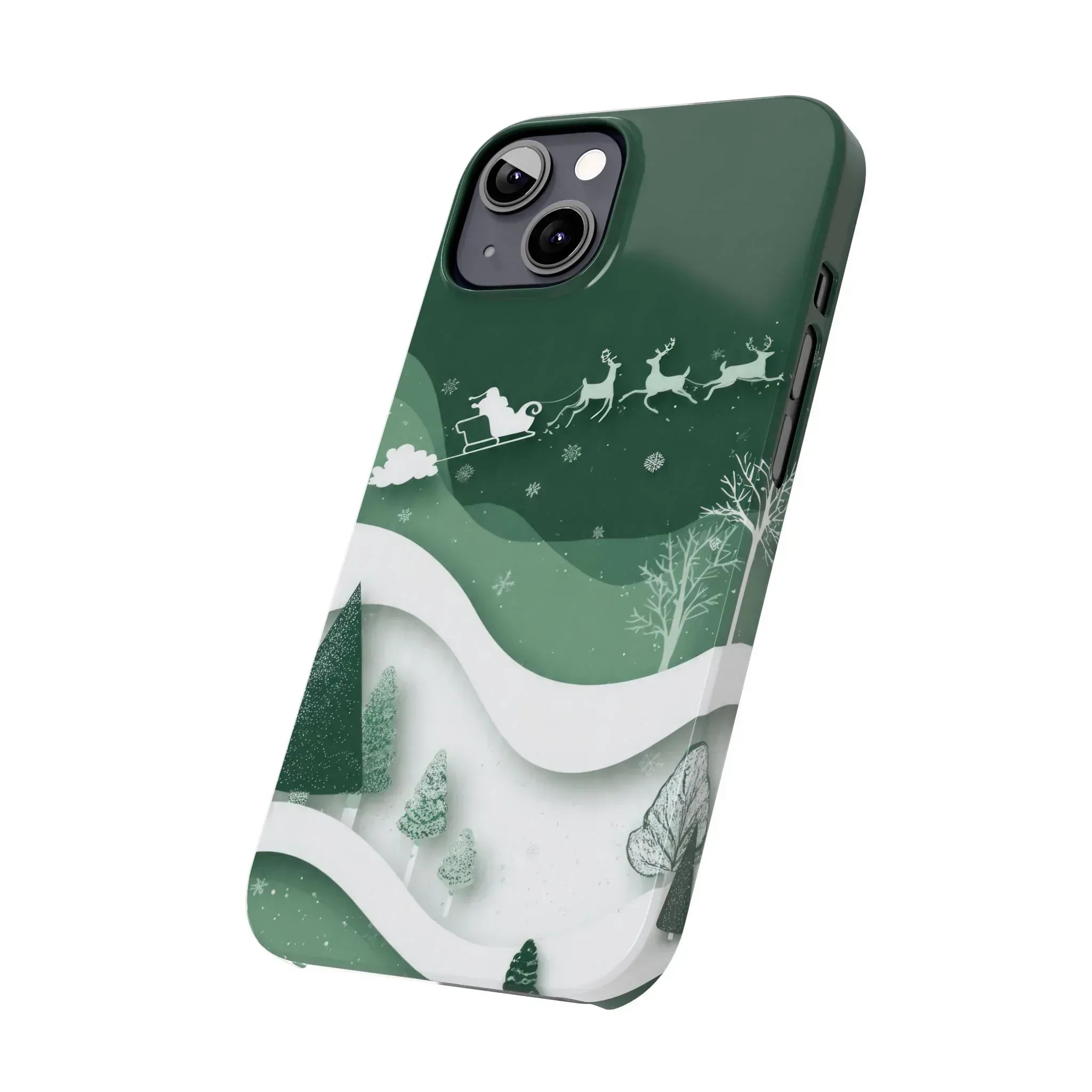 Evergreen Forest Phone Case for iPhone 11–17 - KARARMDESIGN