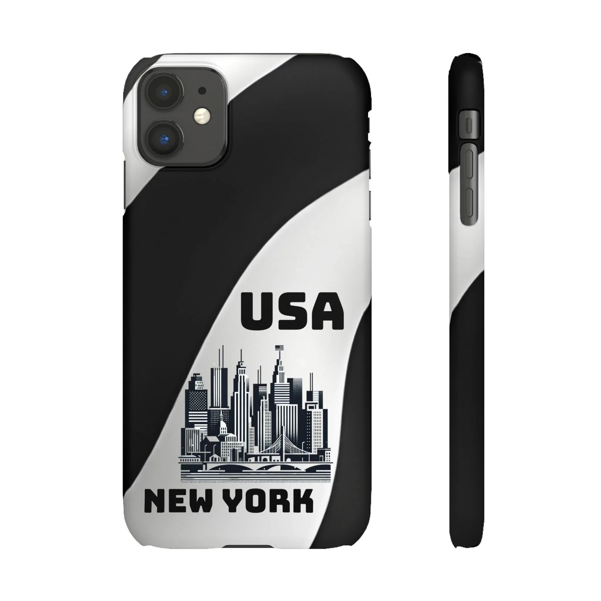 Monochrome New York City Phone Case for iPhone, Galaxy & Pixel - KARARMDESIGN