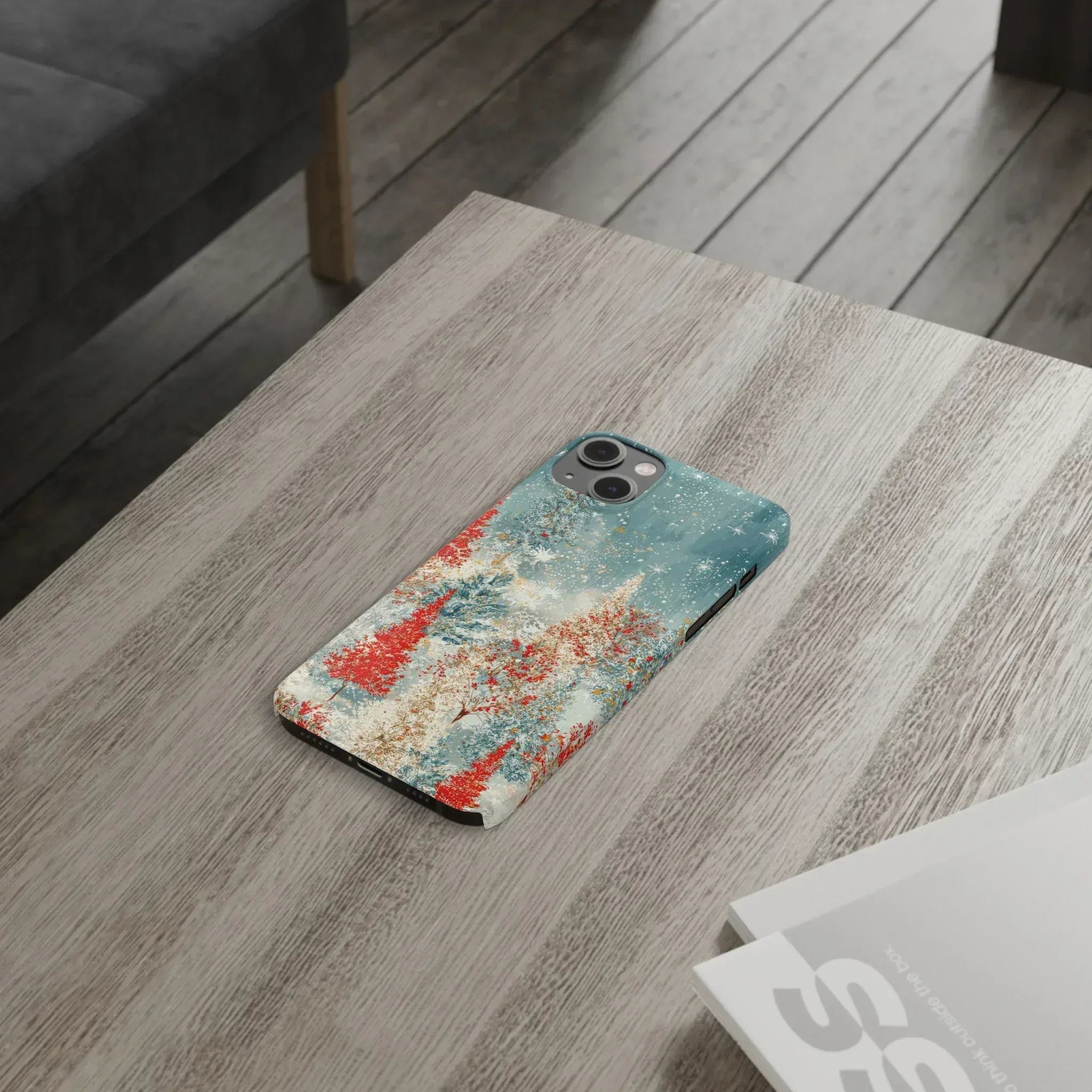 Snowy Forest Phone Case for iPhone 11-17 - KARARMDESIGN
