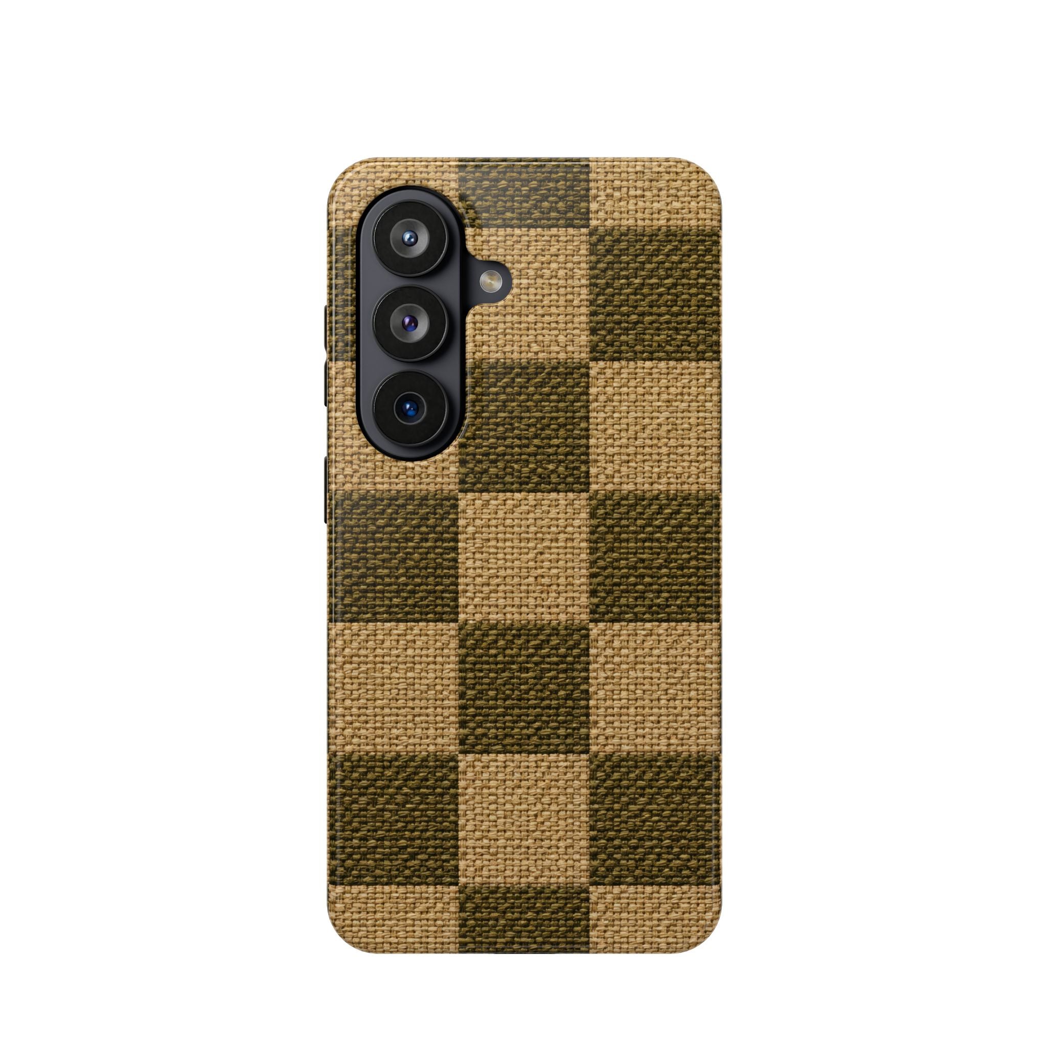 Rustic Woven Phone Case for iPhone 11-17 and Galaxy S22-S26