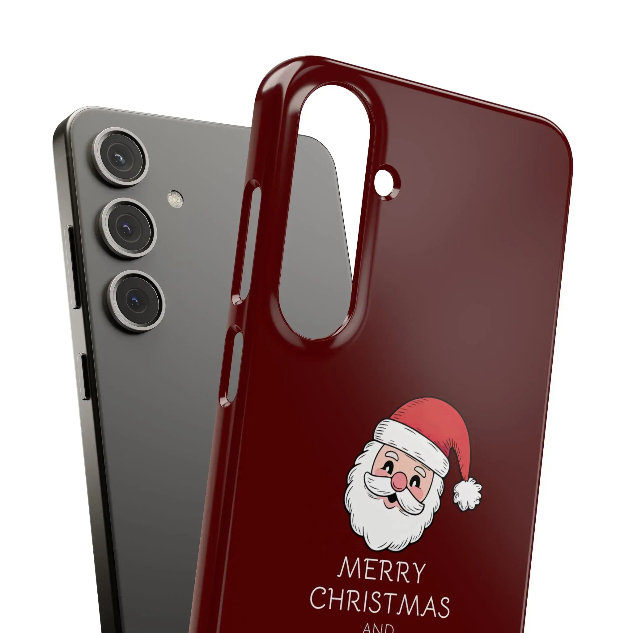 Crimson Claus Phone Case for iPhone 8-17 and Galaxy S20-S25 - KARARMDESIGN