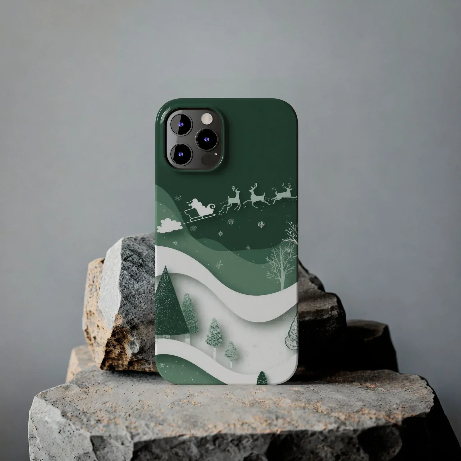 Evergreen Forest Phone Case for iPhone 11–17 - KARARMDESIGN