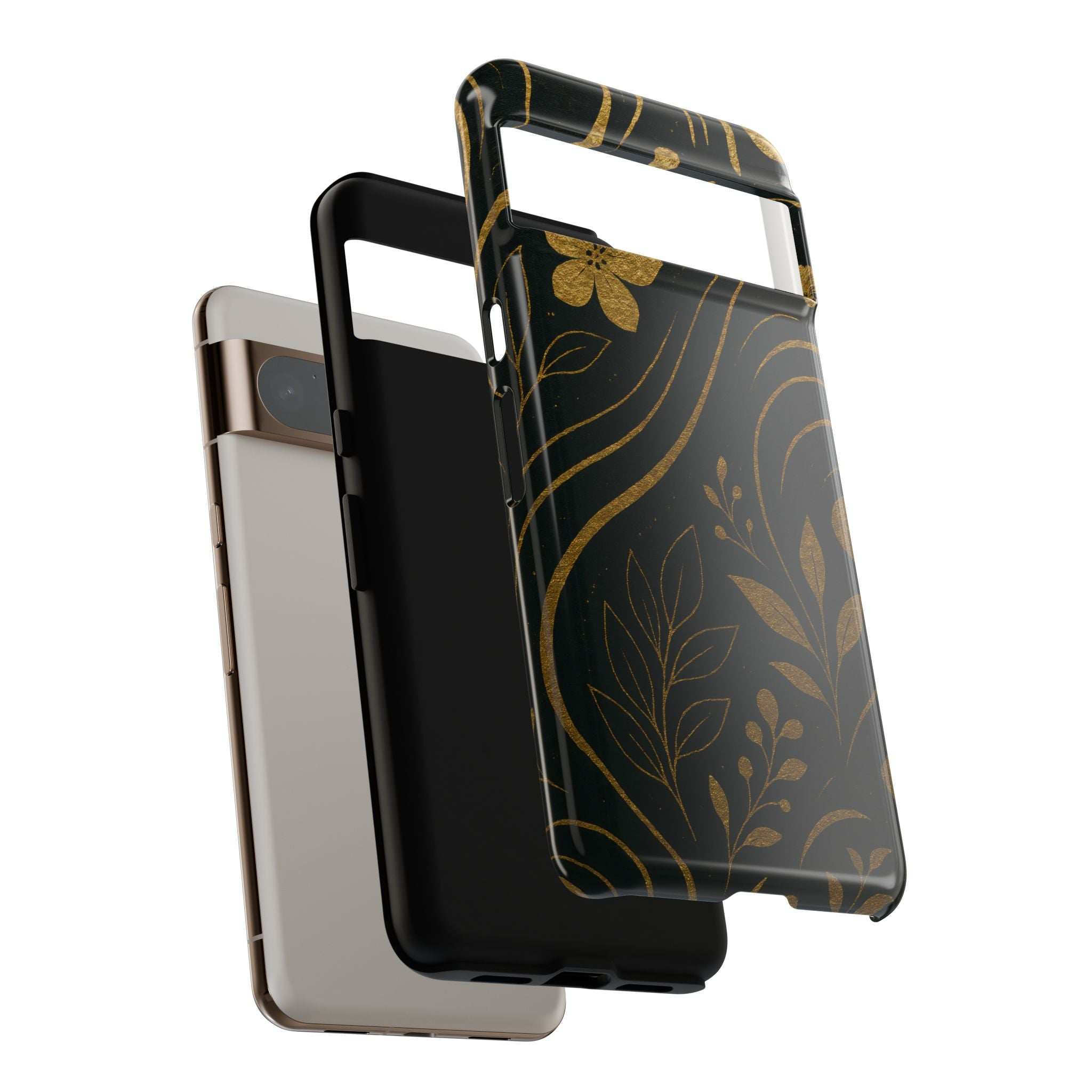 Gold Pattern Tough Phone Case for Samsung Galaxy & Google Pixel