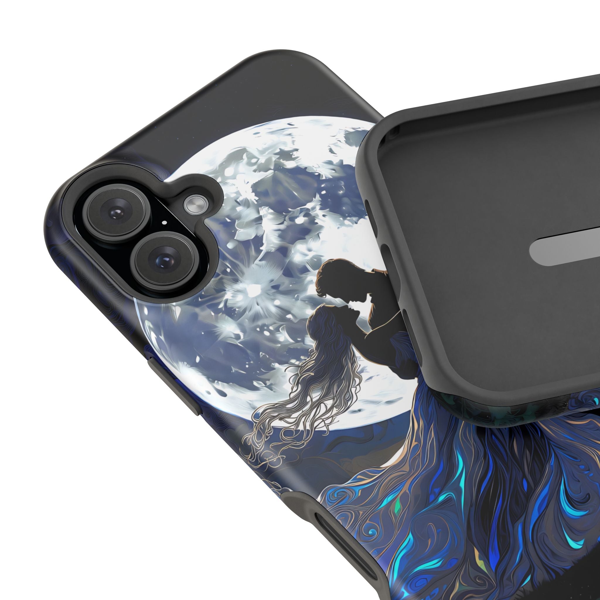 Romantic Moonlight Dance Magnetic Phone Case – iPhone 15–17 & Samsung Galaxy S26