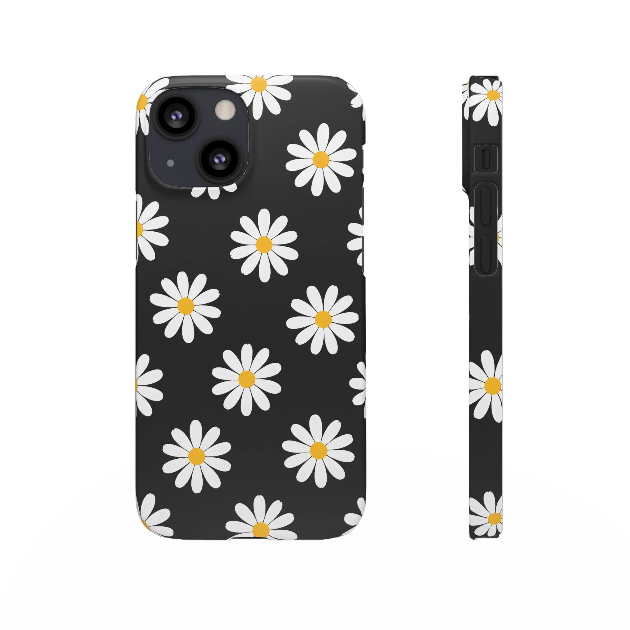 Daisy Charm Phone Case for iPhone 11-17 and Galaxy S20-S25 - KARARMDESIGN
