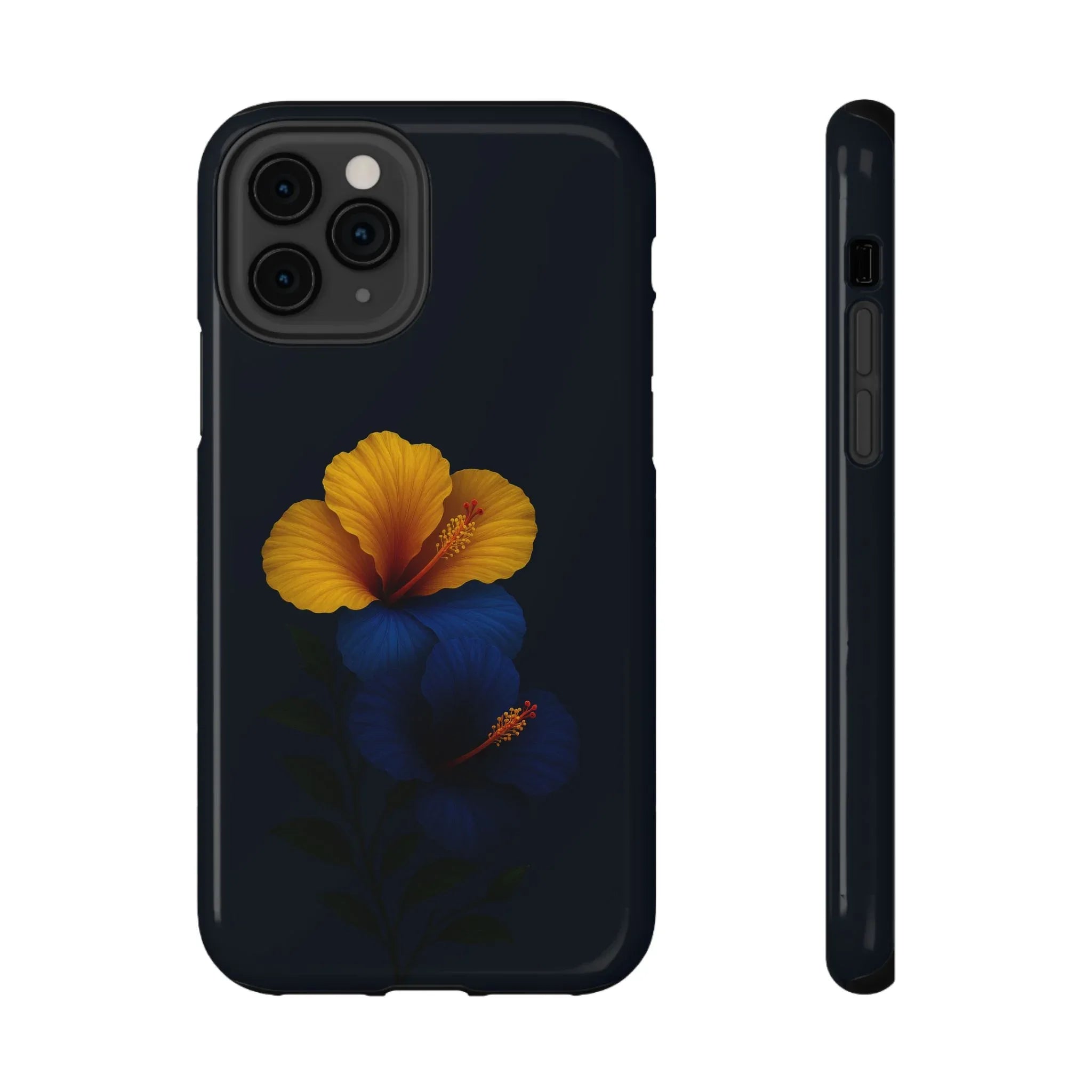 Elegant Hibiscus Phone Case for iPhone 11-17 and Galaxy S21-S22 - KARARMDESIGN