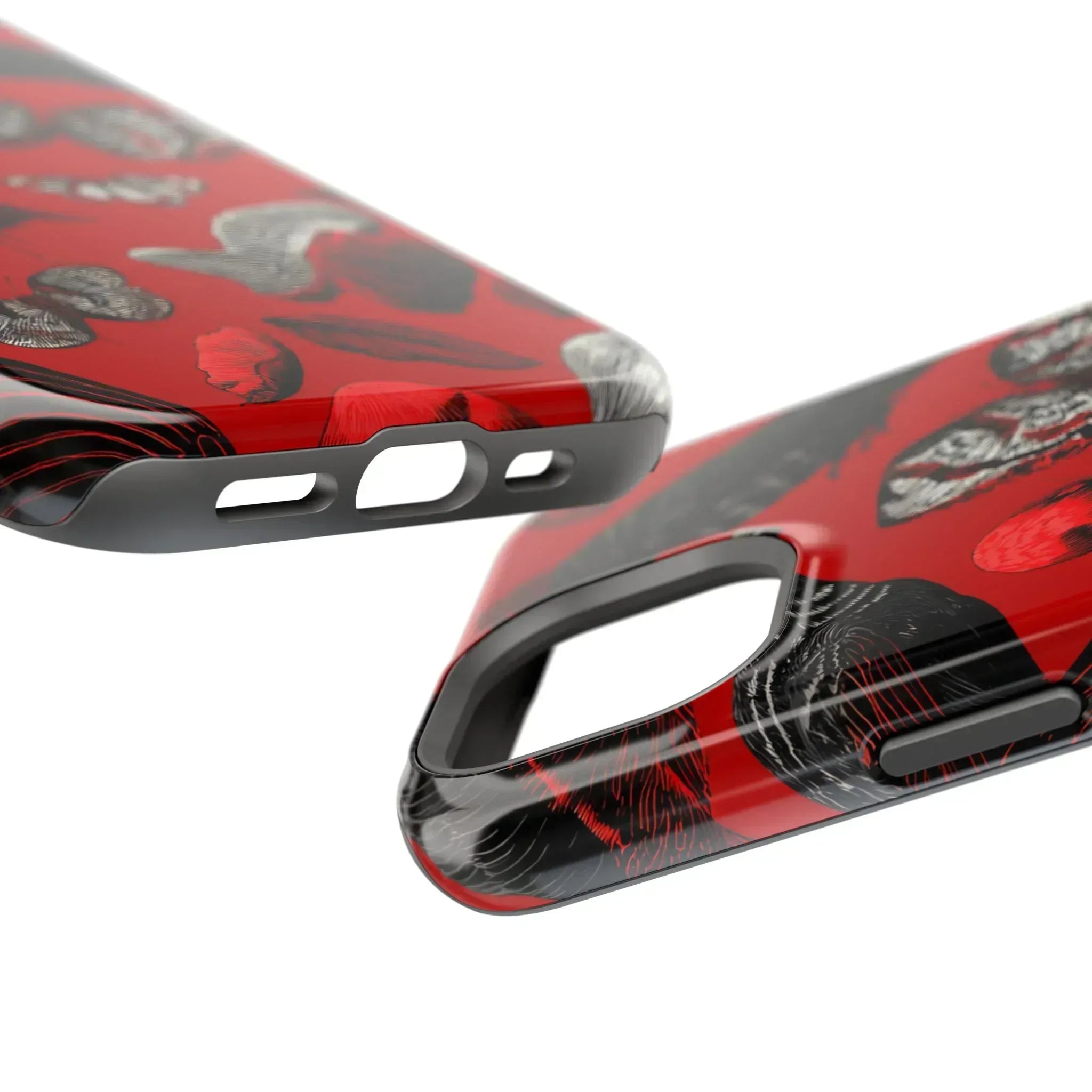 Crimson Wilderness Phone Case for iPhone 11-17 - KARARMDESIGN