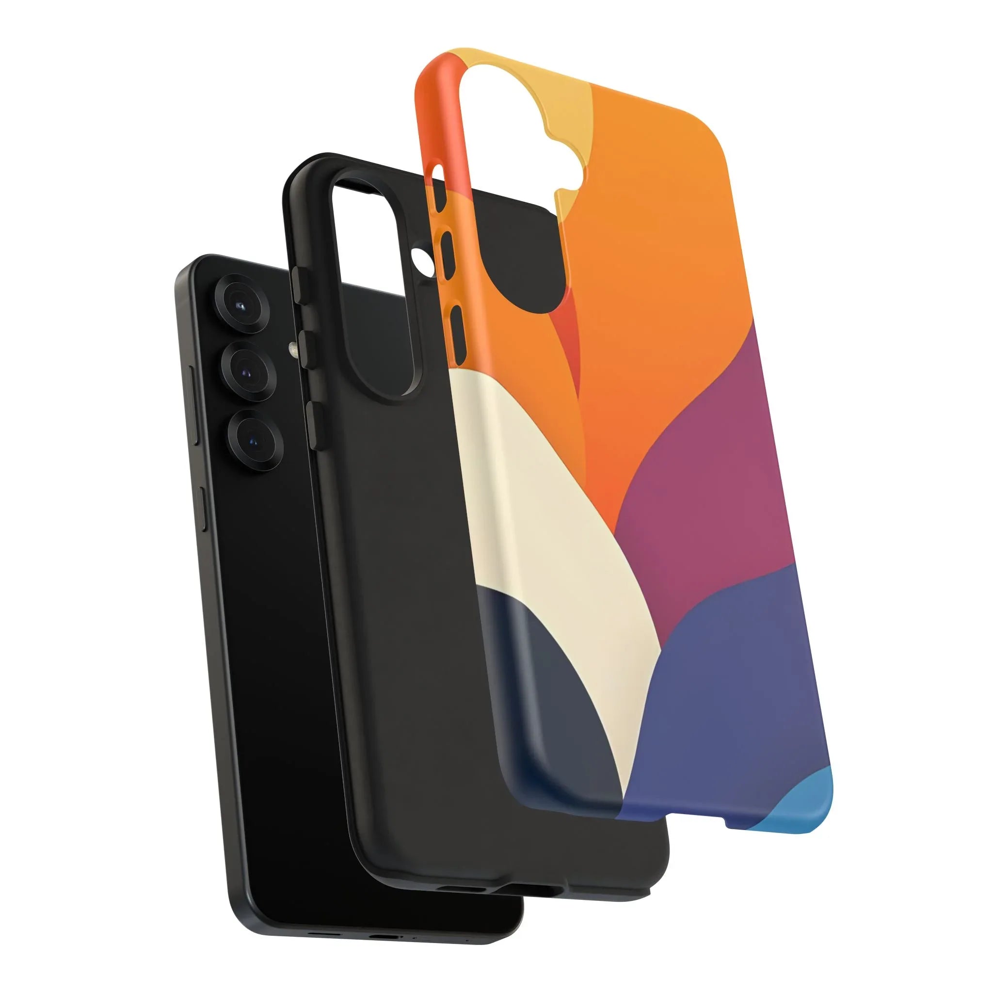 Vibrant Abstract Design Phone Case for iPhone and Galaxy - KARARMDESIGN