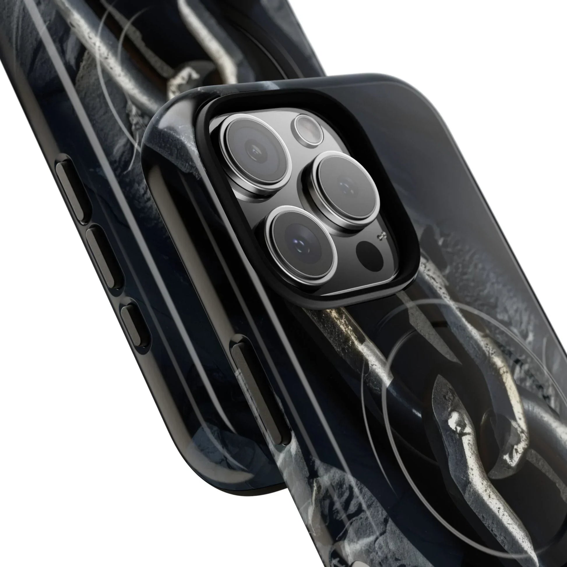 “Iron Chain” Tough Magnetic Phone Case for iPhone 14-16 Models - KarArmDesign
