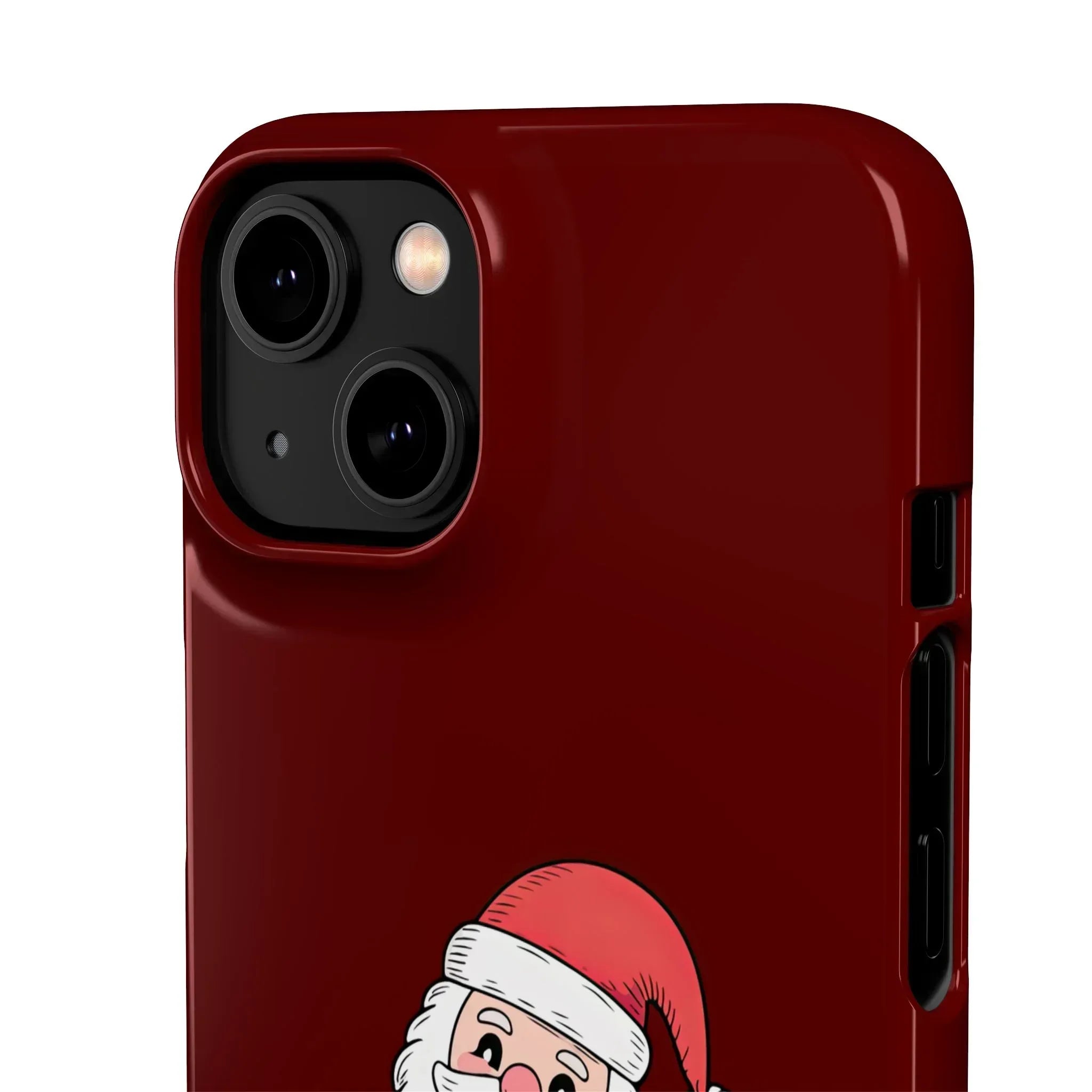 Crimson Claus Phone Case for iPhone 8-17 and Galaxy S20-S25 - KARARMDESIGN