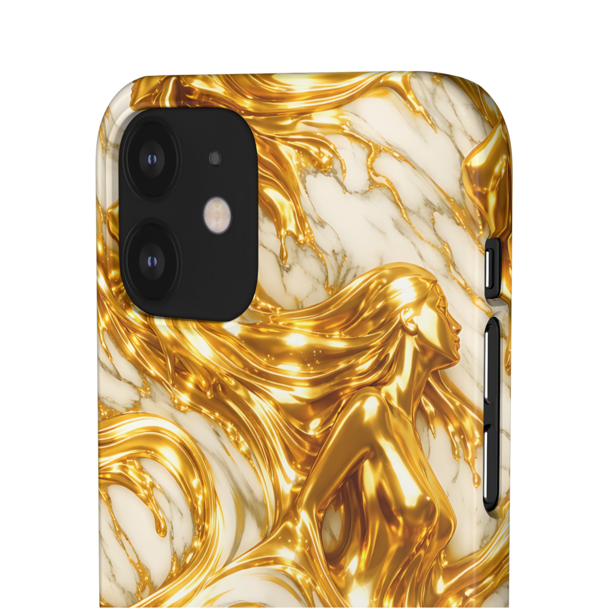 Divine Gold Woman Snap Phone Case for iPhone & Galaxy