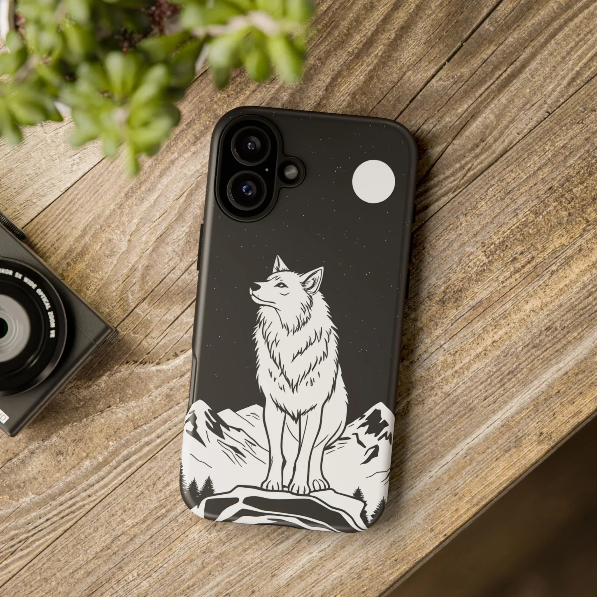Majestic Wolf Phone Case for iPhone and Galaxy - KARARMDESIGN