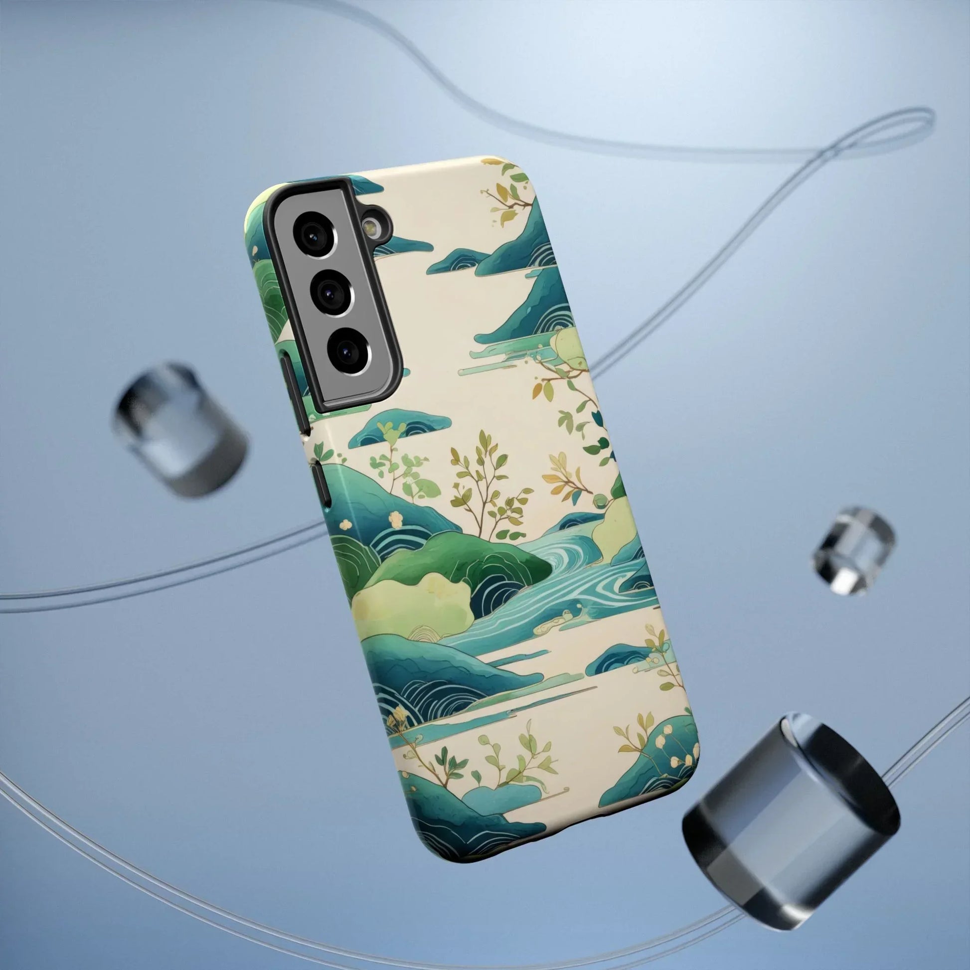 Nature Landscape Phone Case for iPhone 12-16 and Samsung Galaxy S21-S22 Models - KarArmDesign