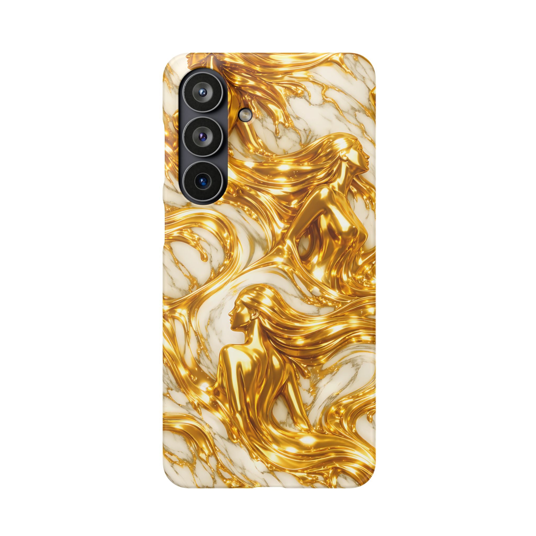 Divine Gold Woman Snap Phone Case for iPhone & Galaxy