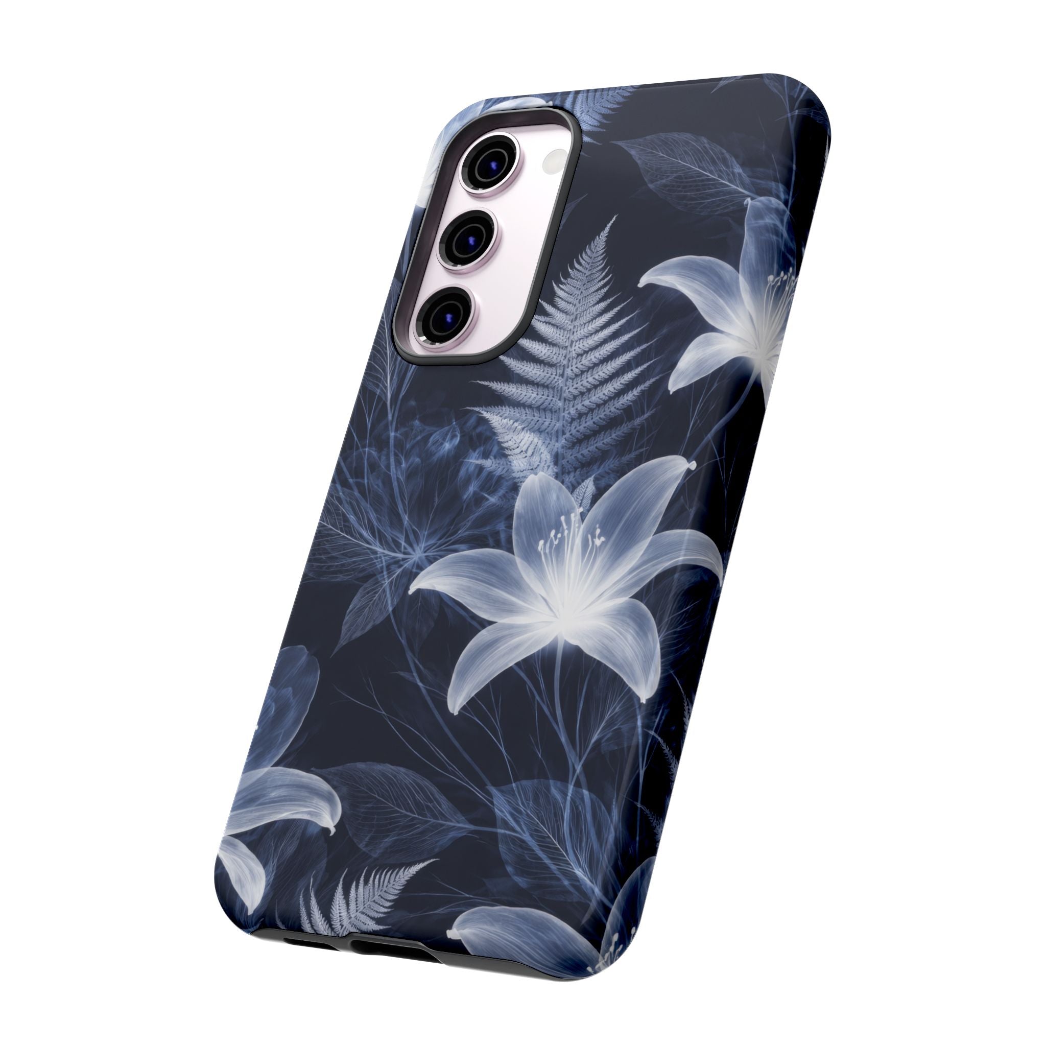 Moonlight Garden Phone Case for iPhone 11-17 and Galaxy S20-S26