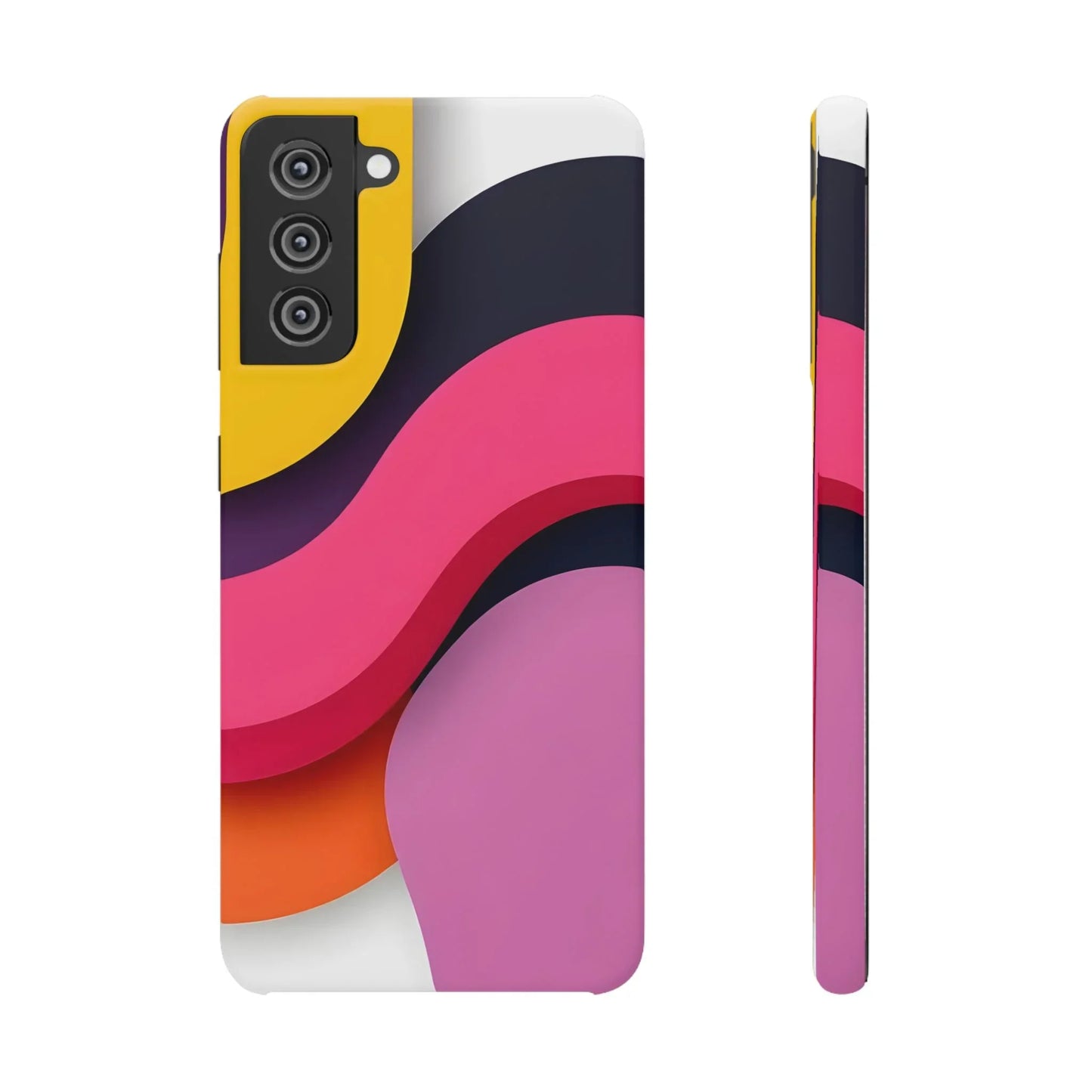 Abstract Phone Case for iPhone 7-16 and Samsung Galaxy S10-S25 Models - KarArmDesign