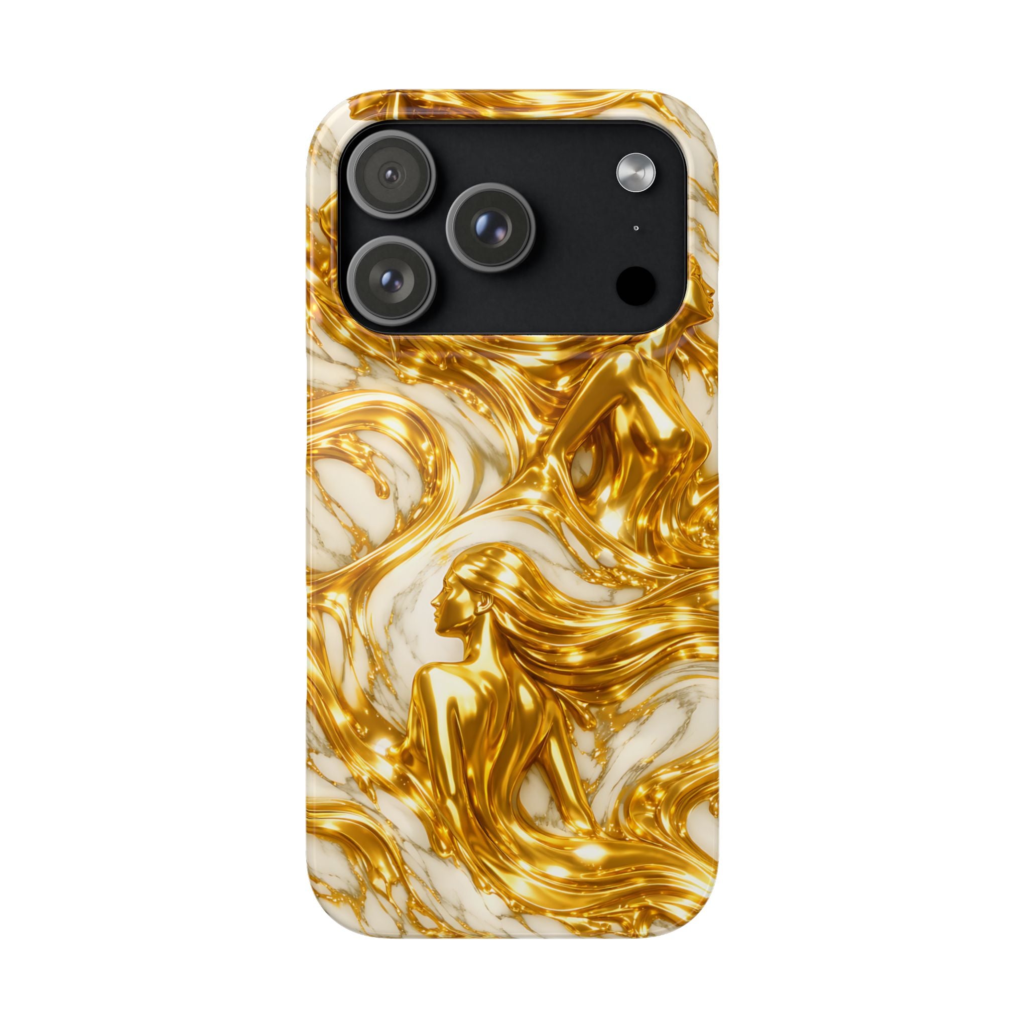 Divine Gold Woman Snap Phone Case for iPhone & Galaxy
