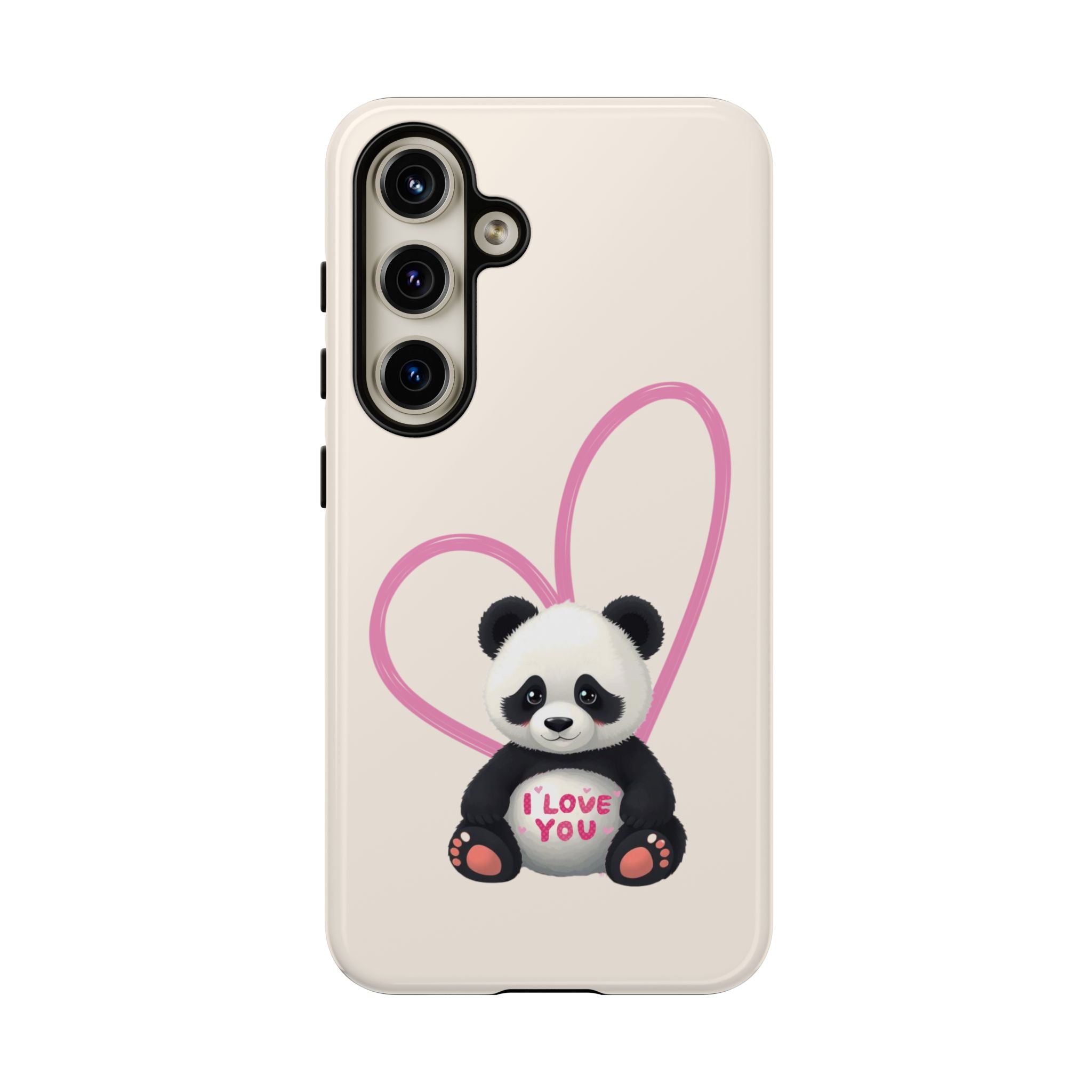 Adorable Panda Love Phone Case – Samsung Galaxy S20-S26