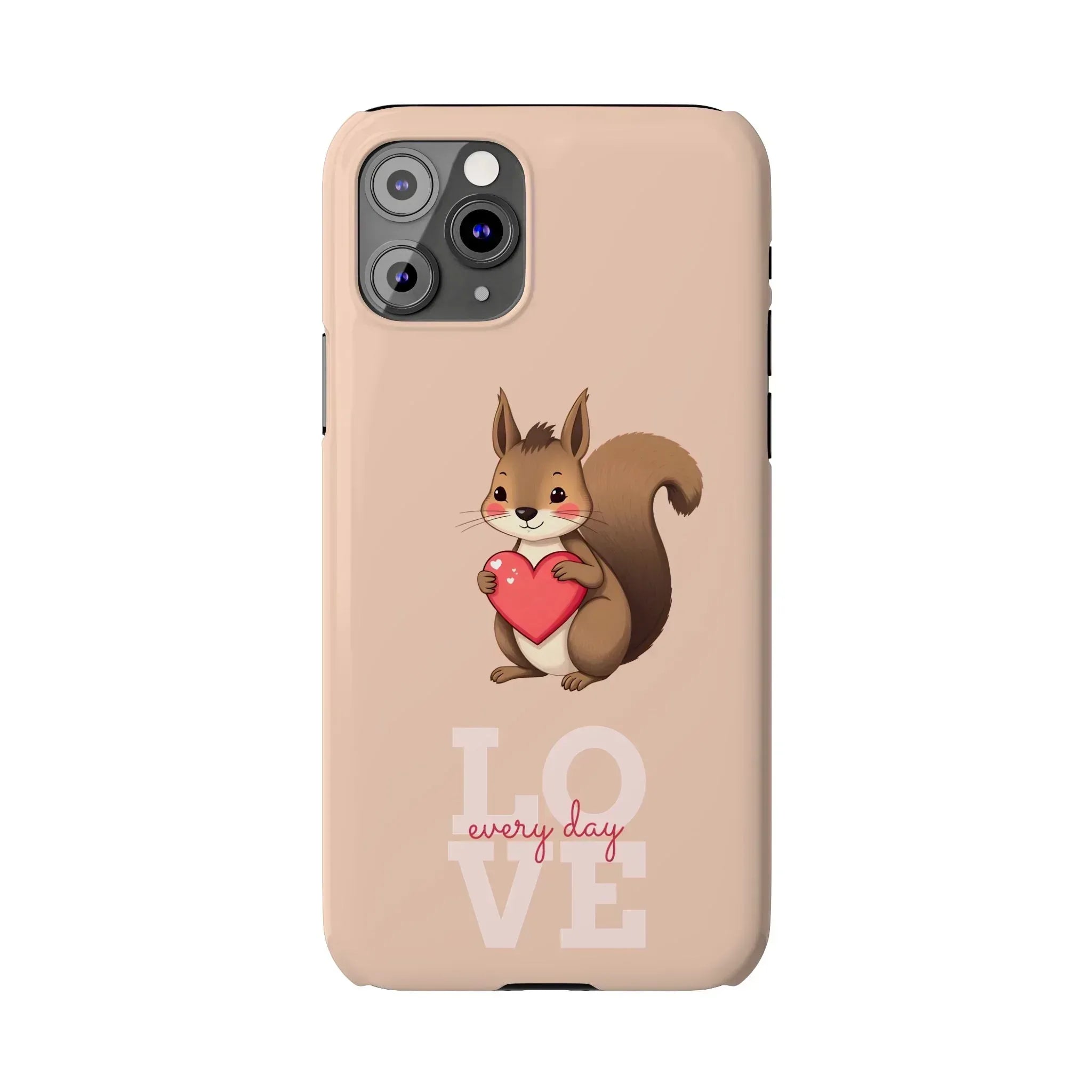 Cute Squirrel Phone Case for iPhone 11-17 - KARARMDESIGN