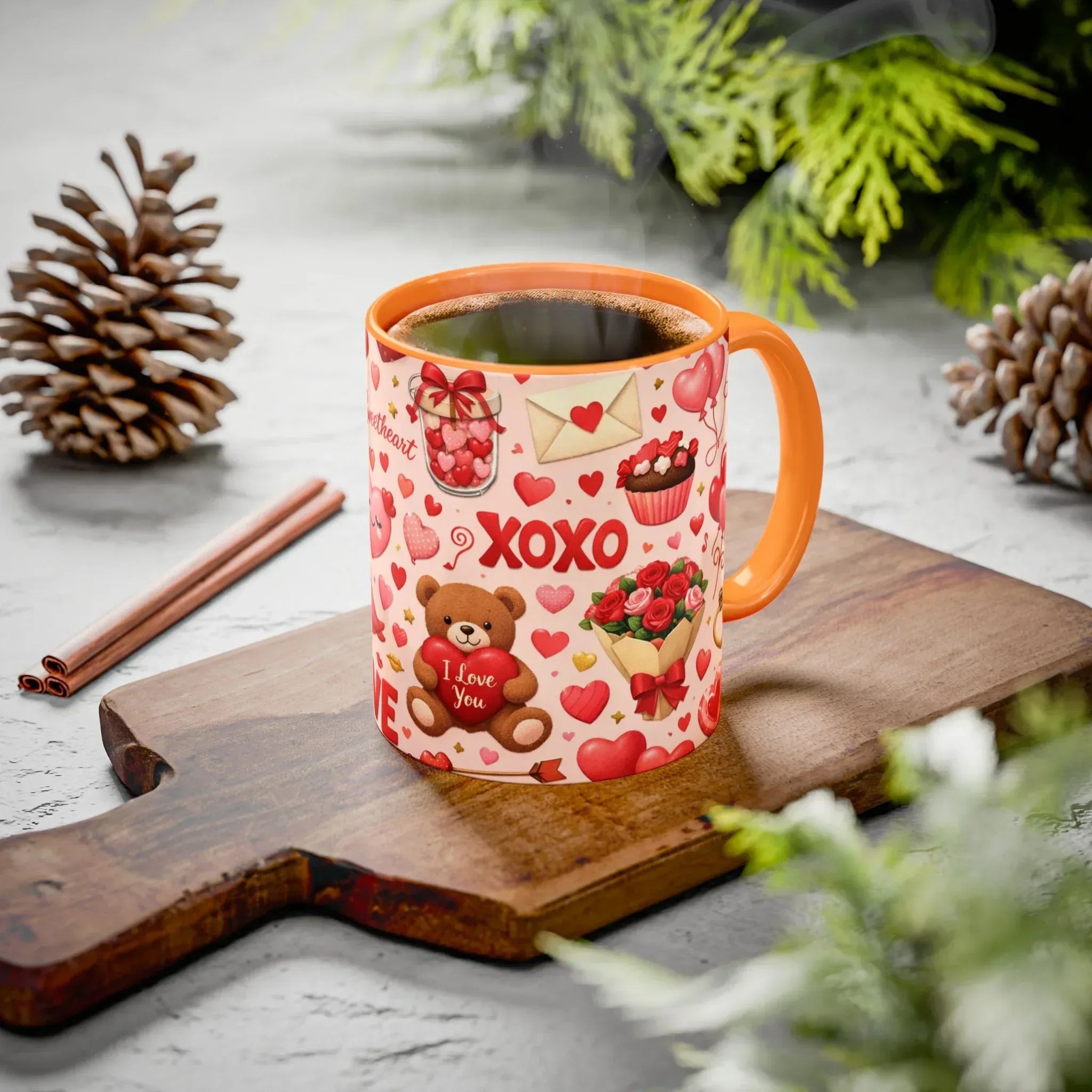 Sweetheart Love Mug - Colorful Mugs (11oz, 15oz) - KARARMDESIGN