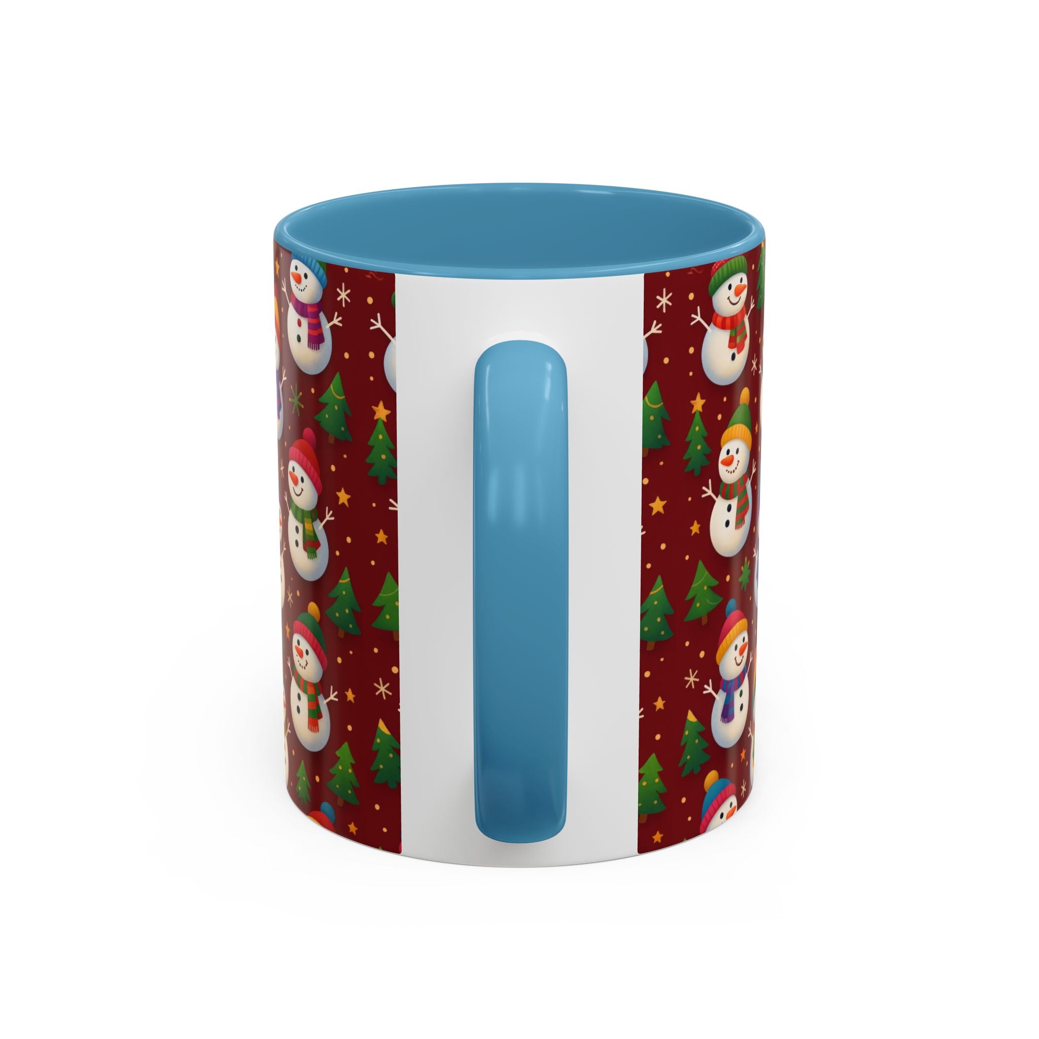 Festive Snowman Parade Accent Coffee Mug (11oz)